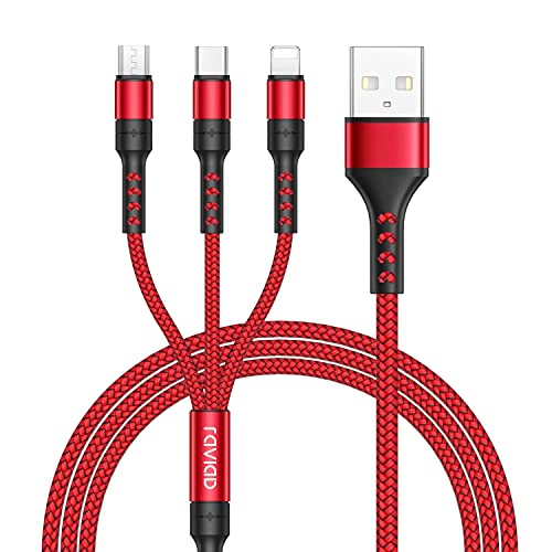 Raviad Cavo Multi USB 3 in 1 Nylon Intrecciato 2M