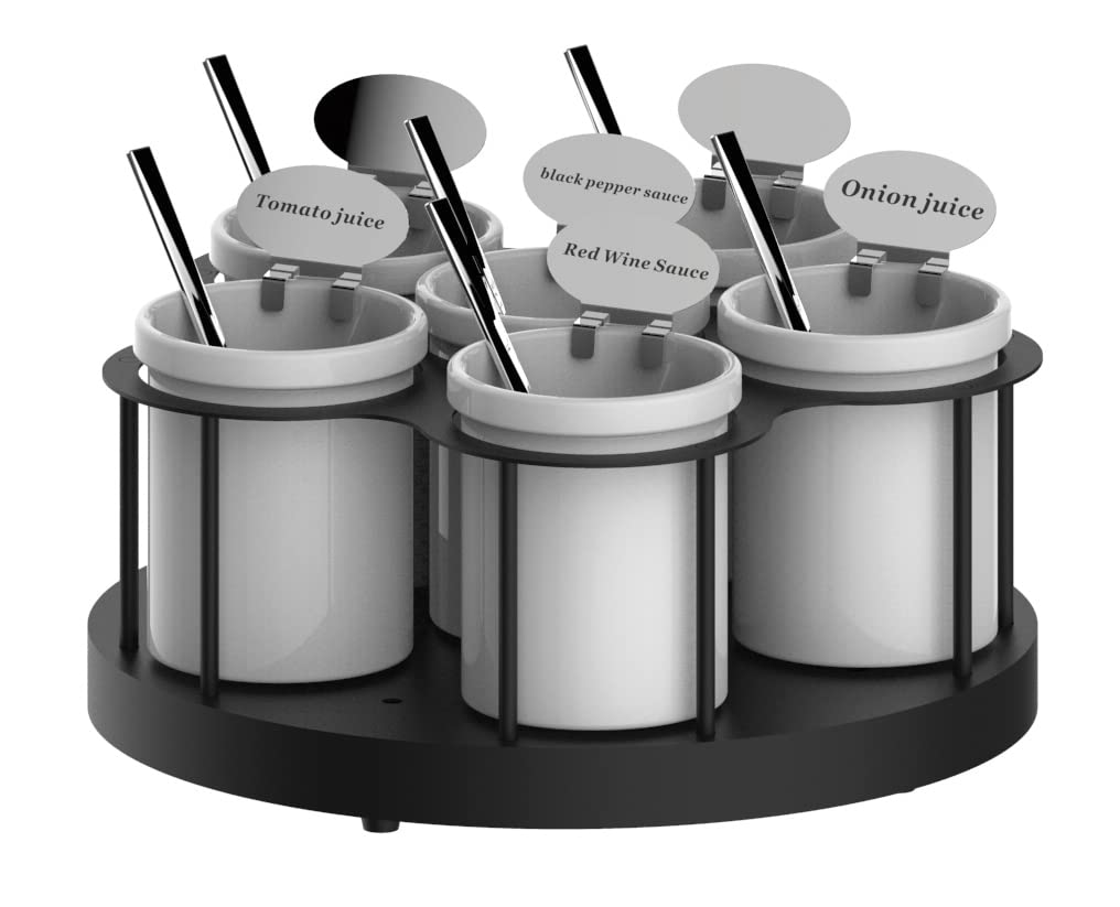 Casselin CSASR - Scaffale girevole per salse, in acciaio inox