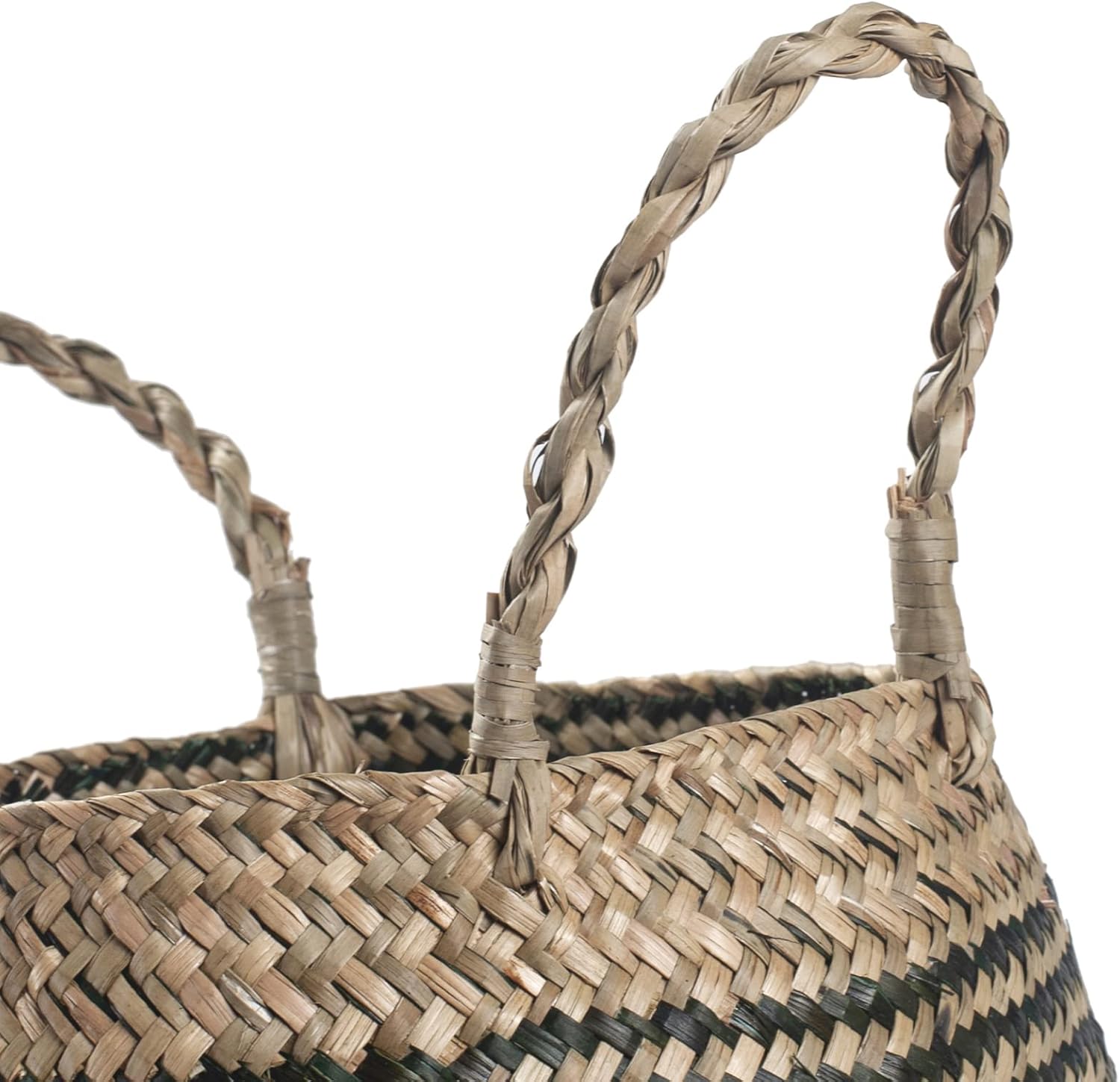 Cesto Vimini Naturale Seagrass con Manico - immagine 5