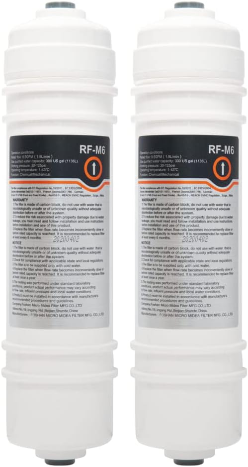 RF-M6 Filtro Acqua - 2x Filtro Frigo Esterno - immagine 1
