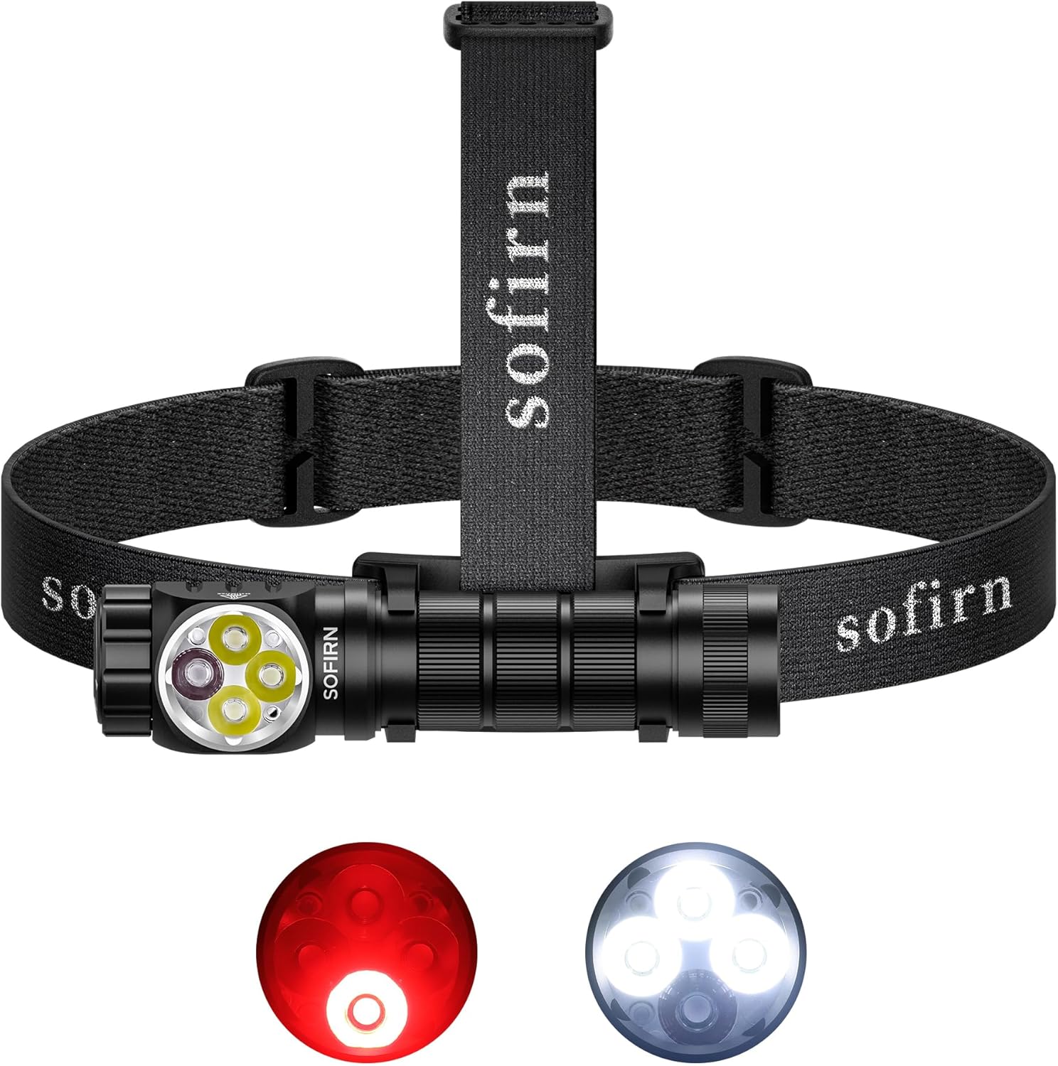 Sofirn HS43 Lampada Frontale 3200LM con Luce Rossa - immagine 1