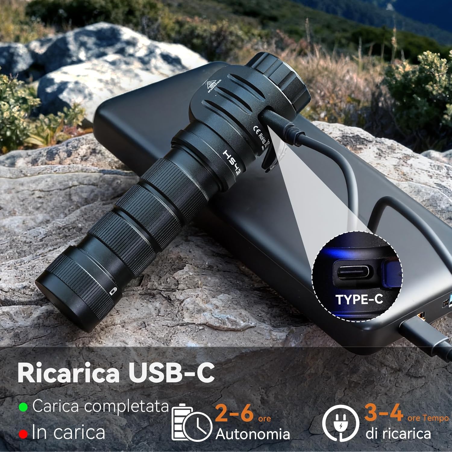 Sofirn HS43 Lampada Frontale 3200LM con Luce Rossa - immagine 6