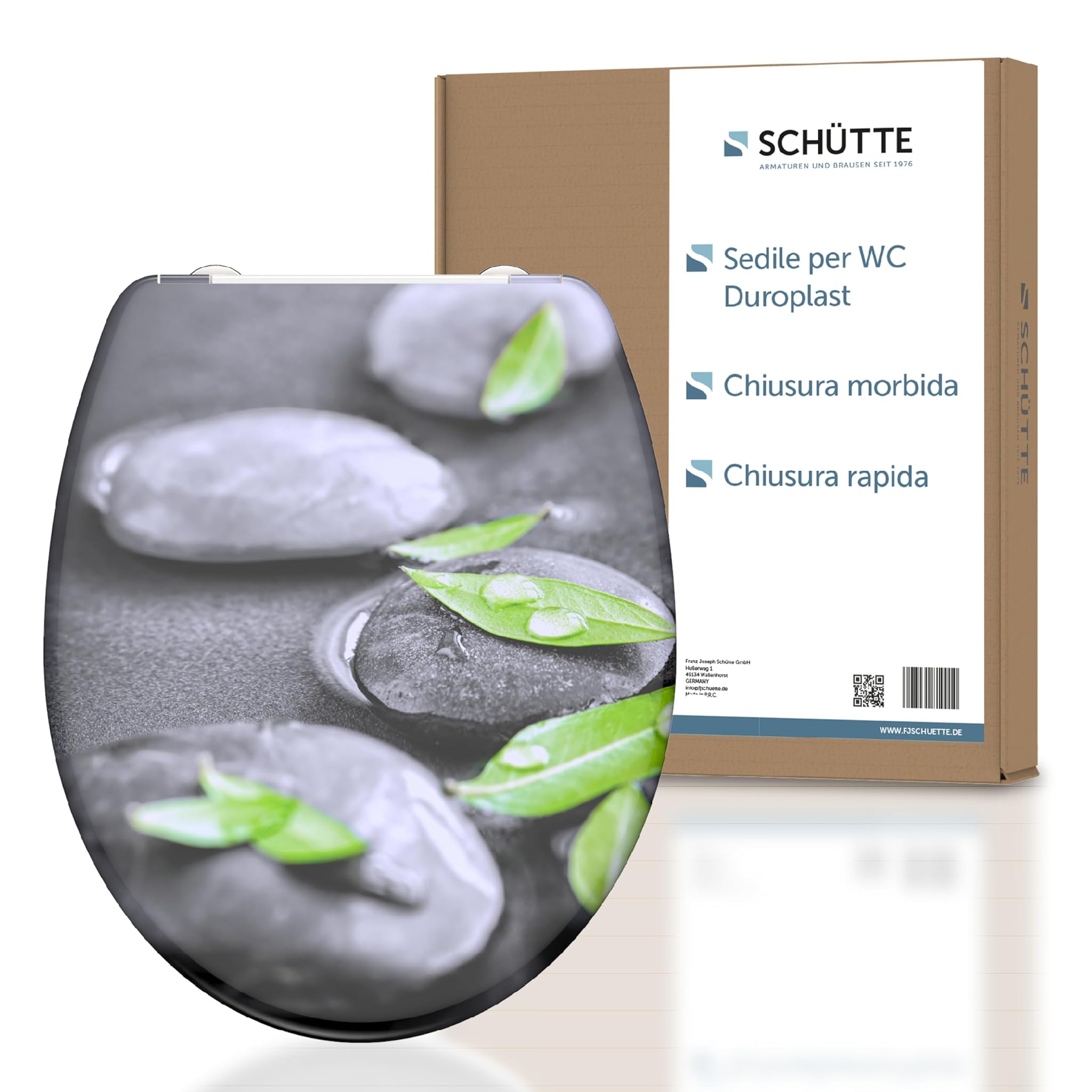 Schütte Sedile WC STONES con Abbassamento Automatico