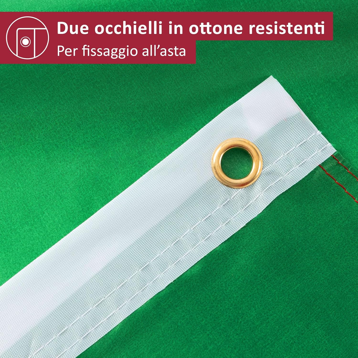 Aricona Bandiera Italia 90x150cm - immagine 5