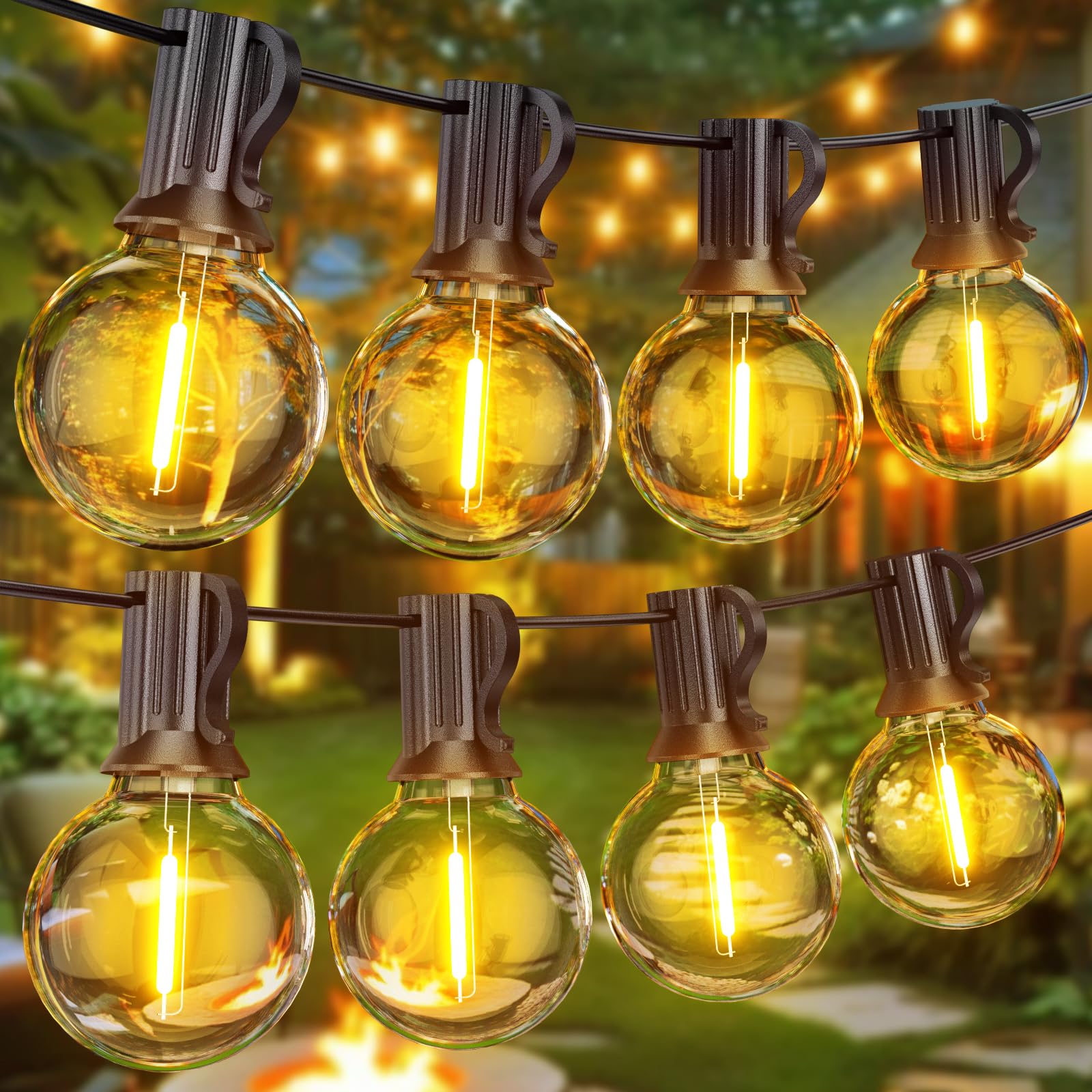 Catena Luminosa Esterno G40 LED 30M Impermeabile