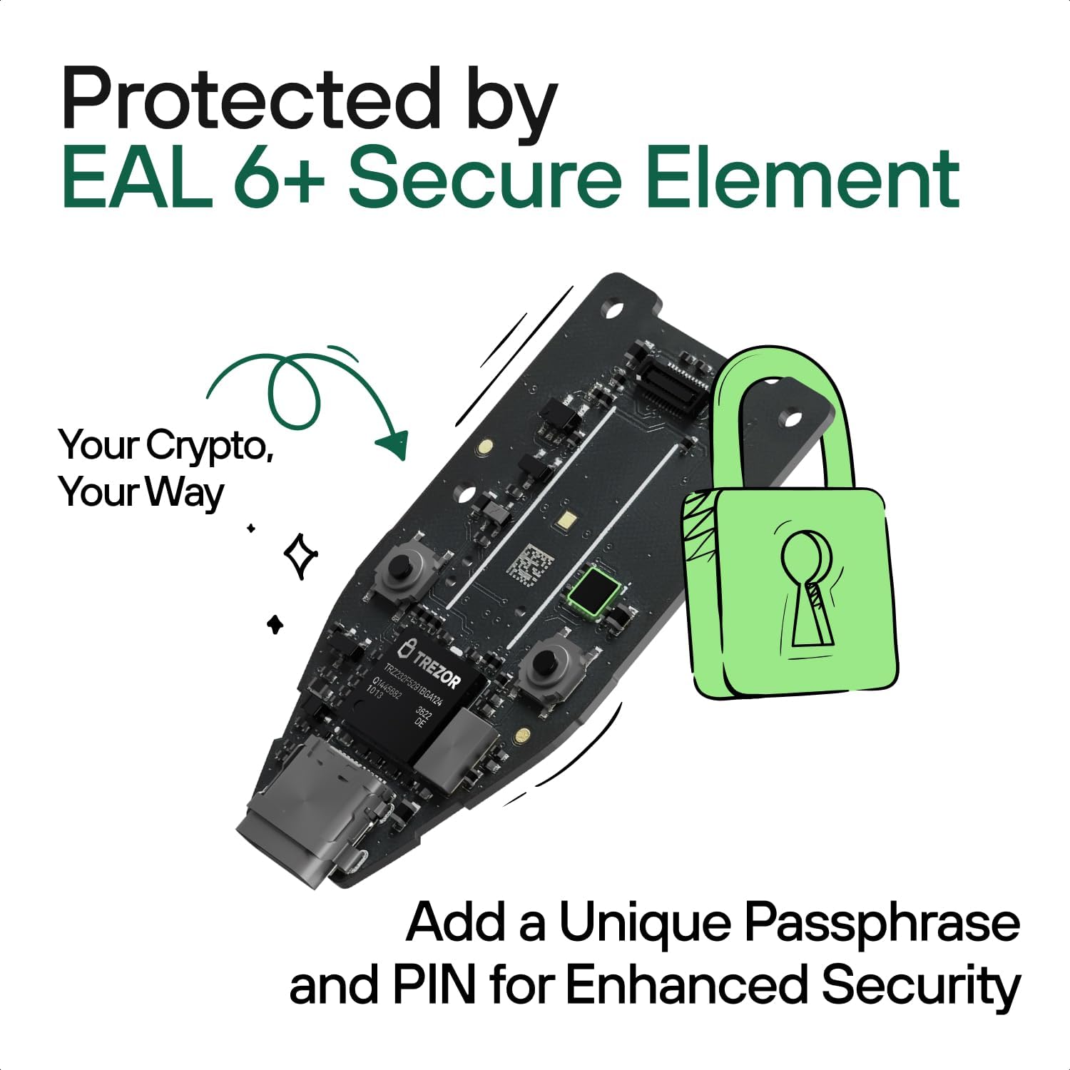 Trezor Safe 3 - Portafoglio Hardware Crittografico - immagine 4