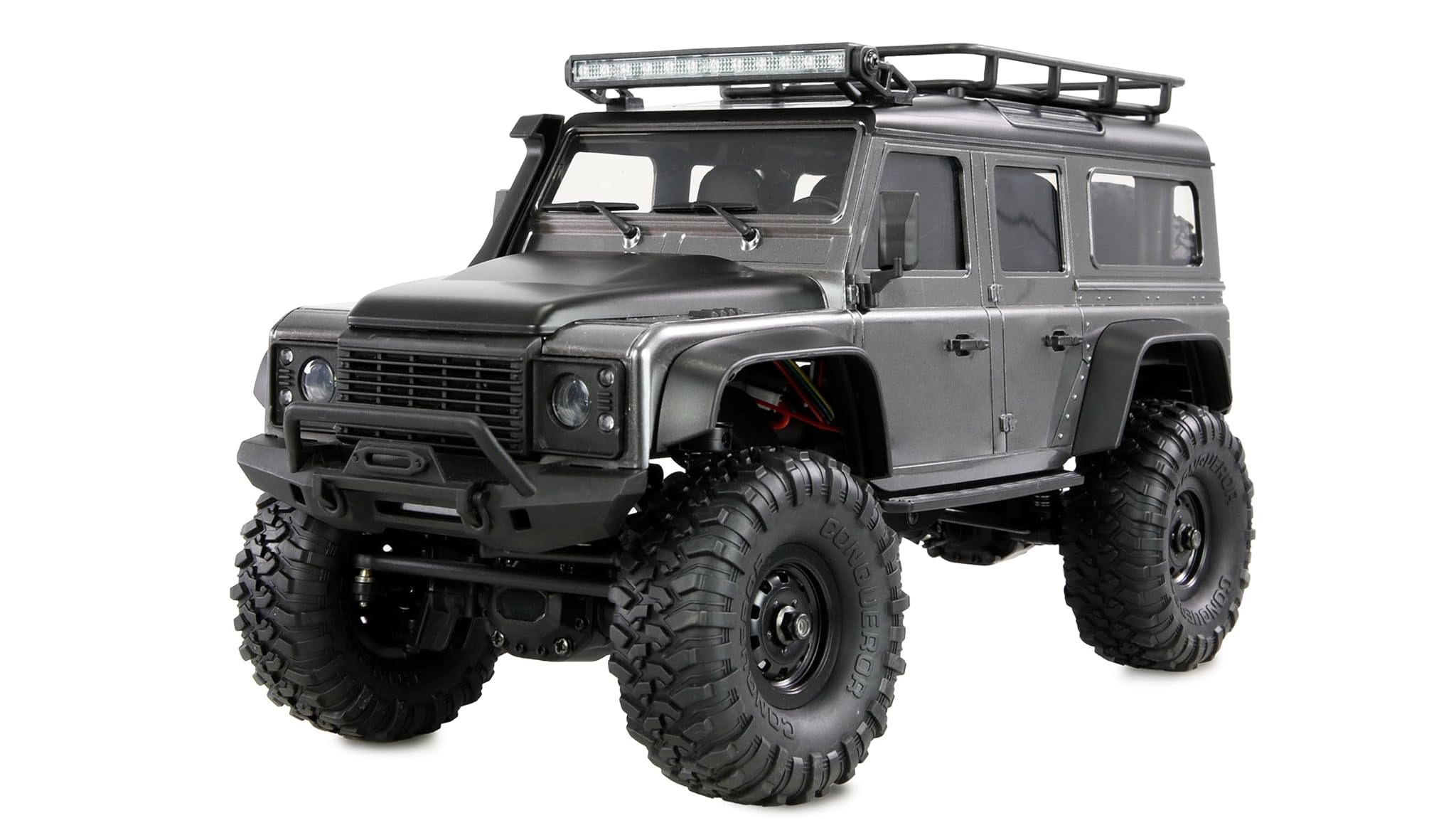 Amewi AMXRock Mini-D90 Scale Crawler 4WD 1:16 RTR, Grigio