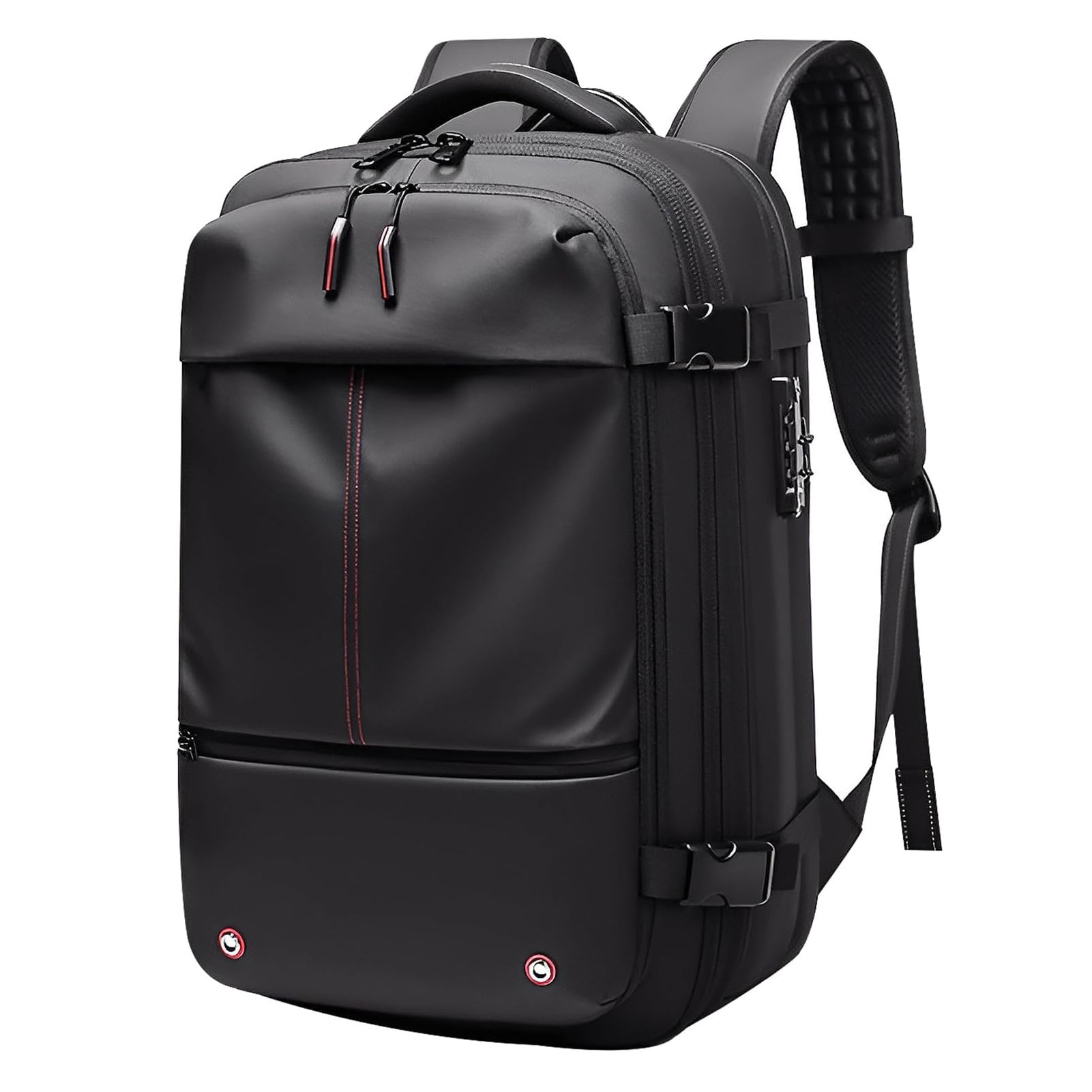 Zaino Sottovuoto da Viaggio Espandibile 19 Pollici, BLACK