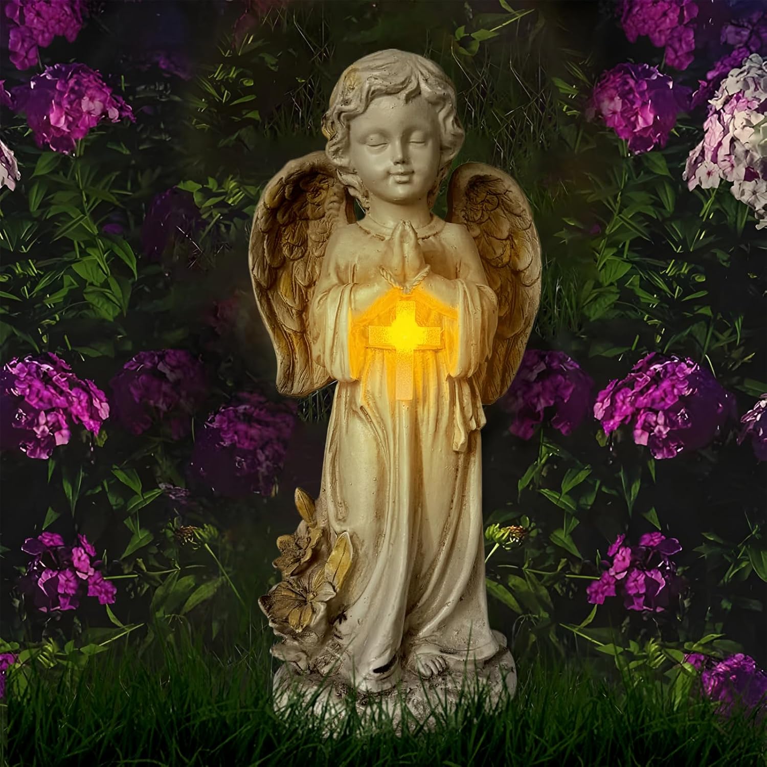 Statua da Giardino Angelo Custode 31cm - immagine 7