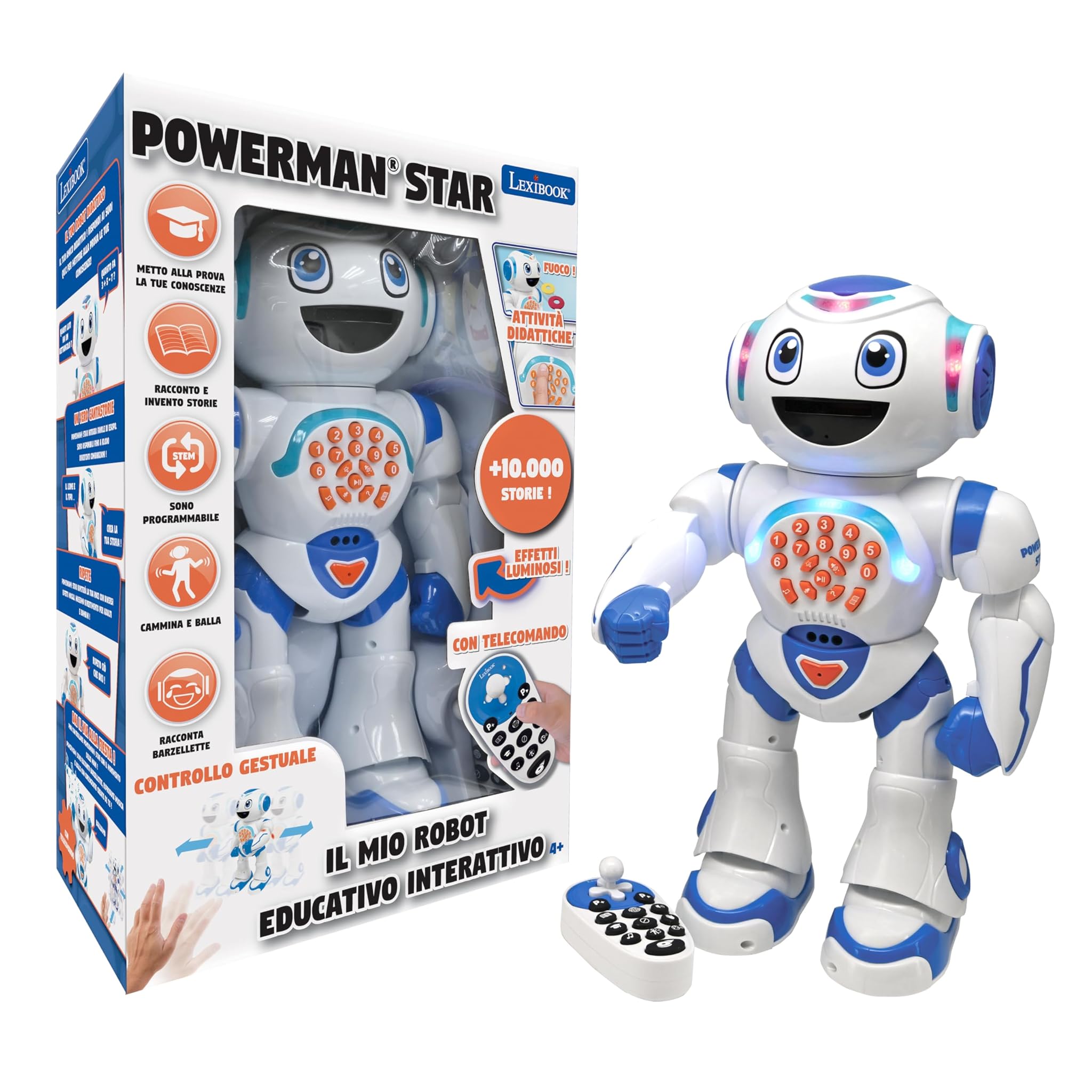 Lexibook Powerman Star - Robot Giocattolo Parlante