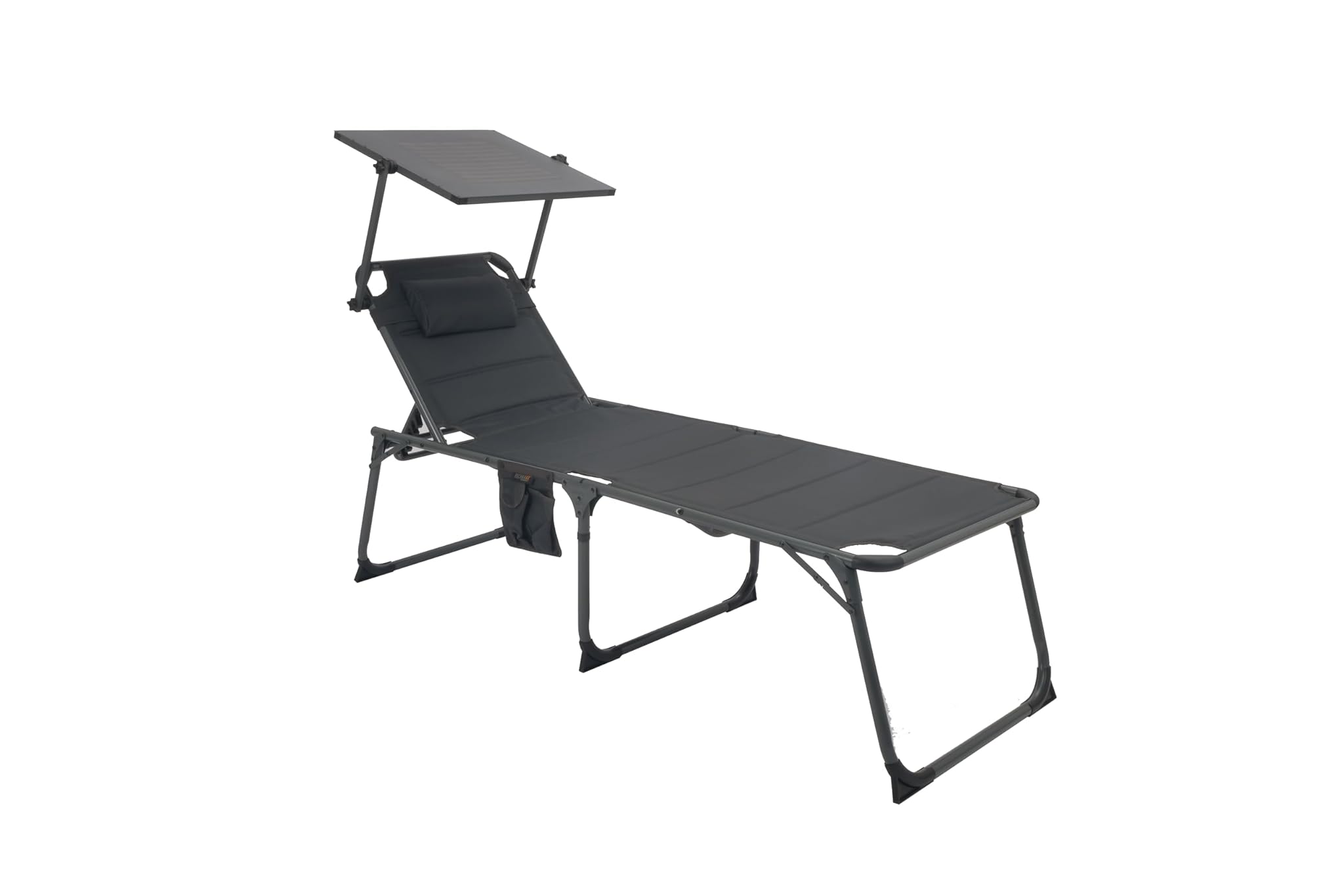 Technaxx TX-275 - Lettino Pieghevole con Parasole Solare