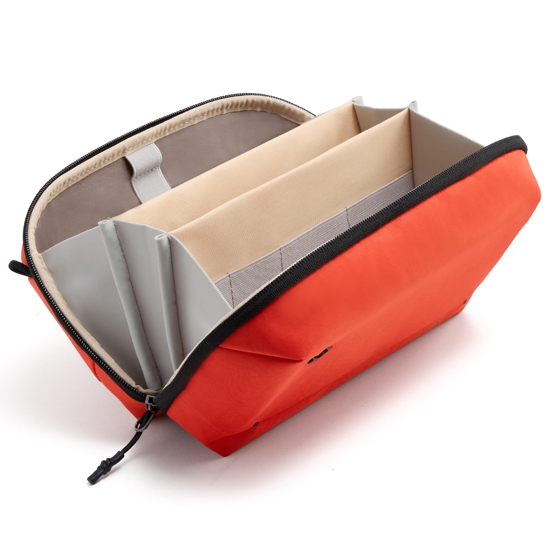 Inateck Organizer Pratico per Accessori Elettronici, Borsa da Viaggio Resistente agli Spruzzi, Adatta per Cavi, Power Bank, Hub e Altro, Arancione