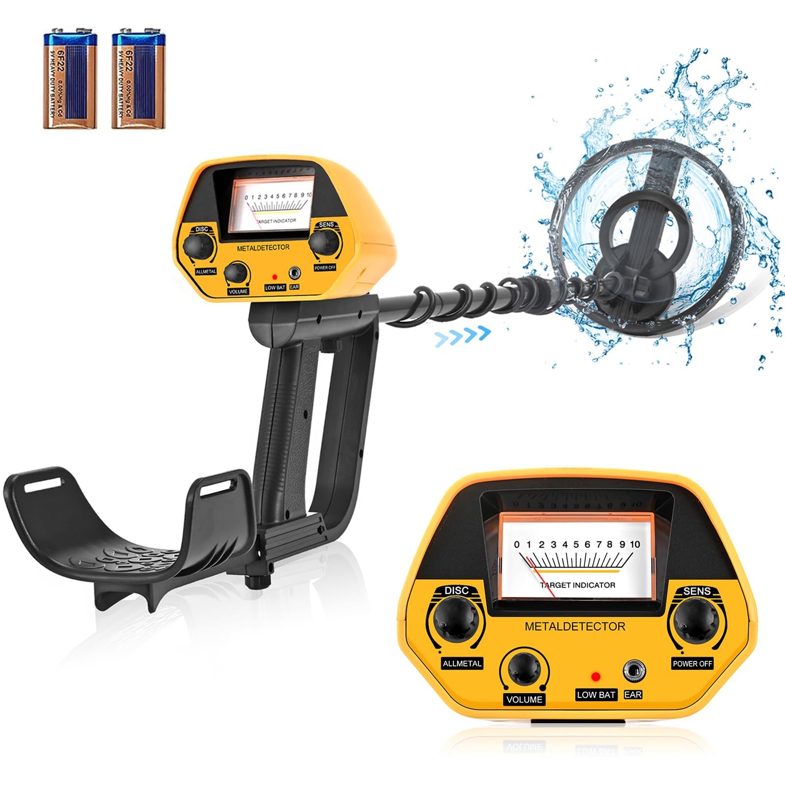 Gjcrafts Metal Detector Professionali Impermeabile