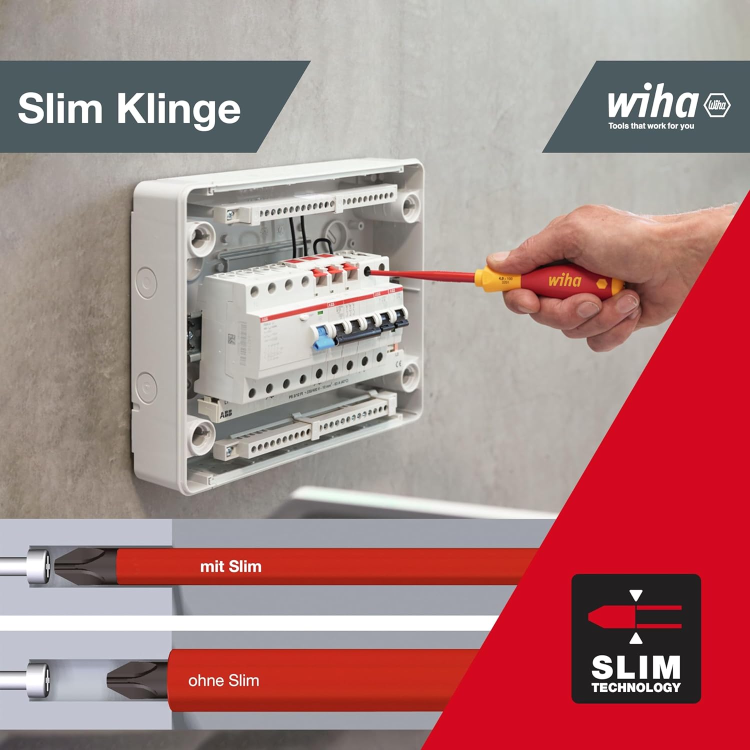 Wiha Set Cacciaviti Elettrici slimFix SoftFinish, 12 pz - immagine 2