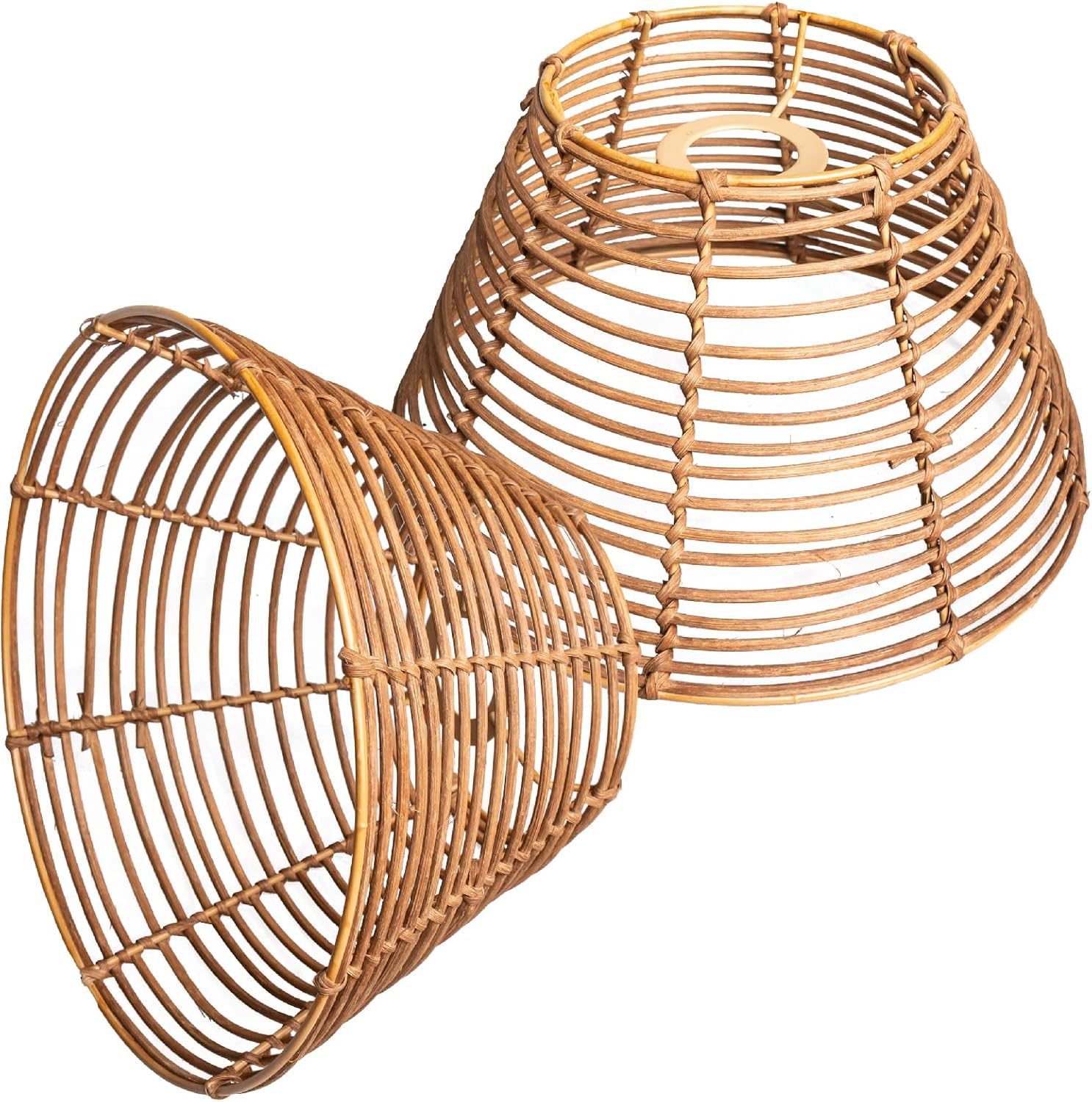 Paralume in Rattan e Vimini Stile Bohémien