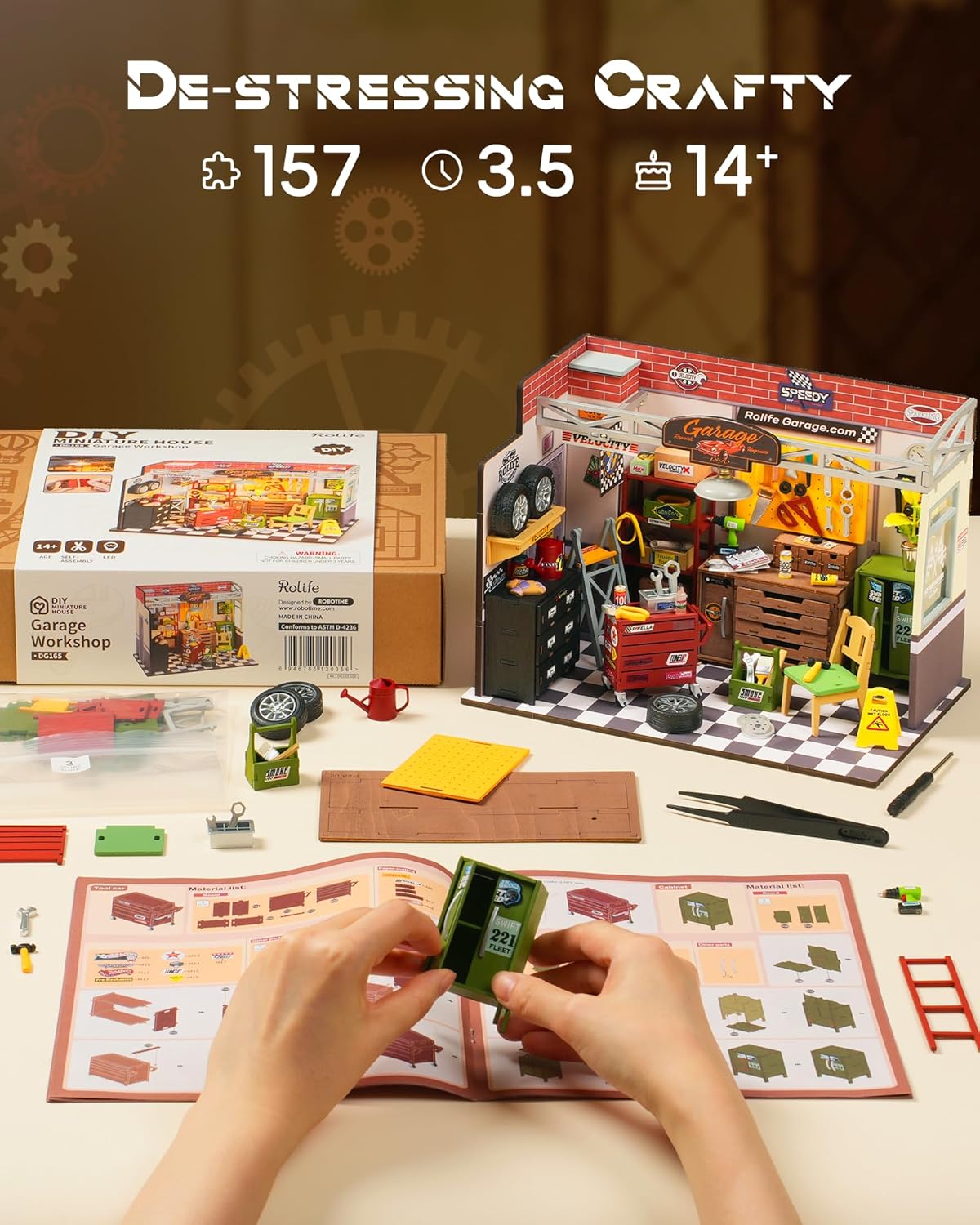 Rolife Kit Miniatura Casa con Luce LED - immagine 7