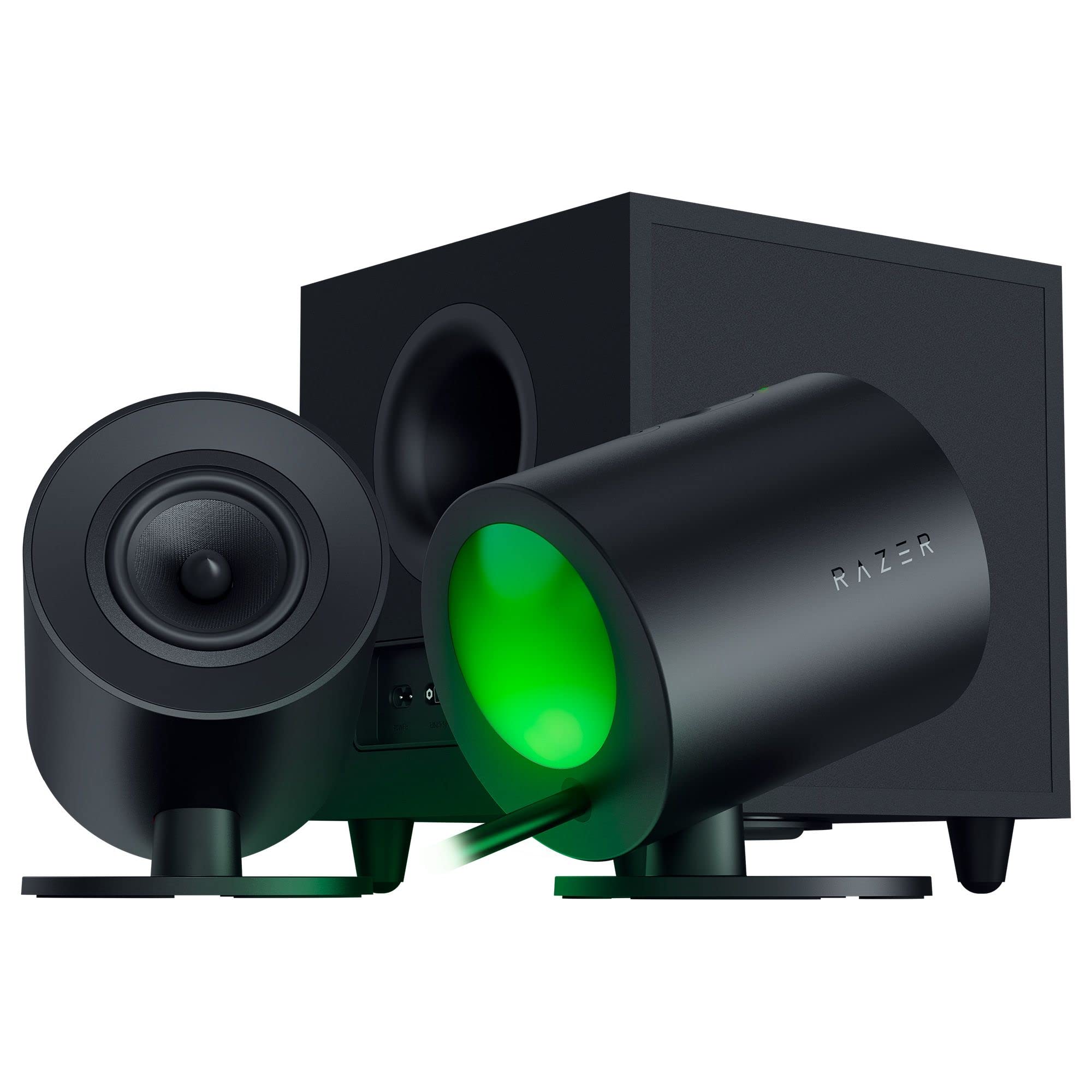 Razer Nommo V2 - Altoparlanti Gaming 2.1 con Subwoofer Wireless, Nero