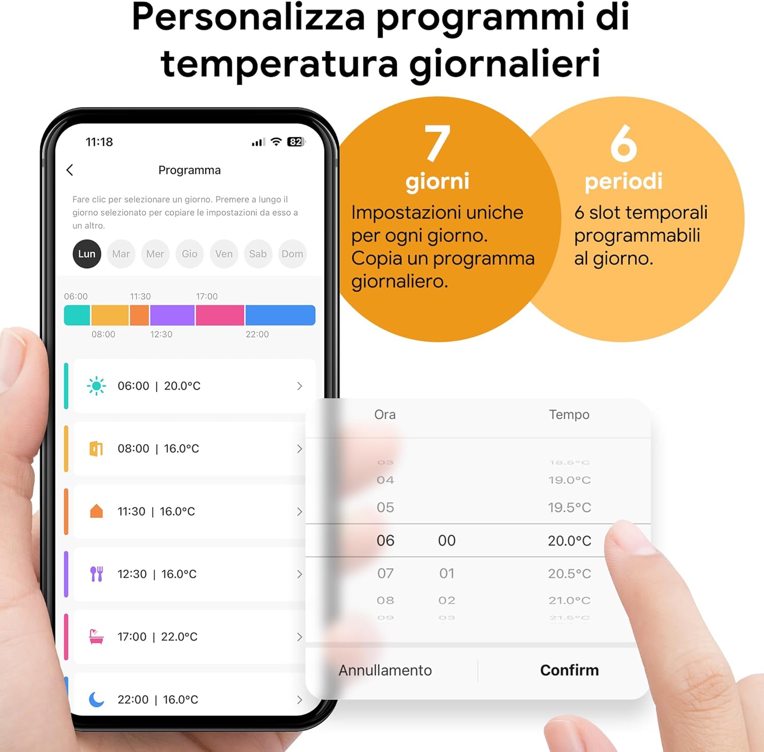 Termostato Caldaia Wifi Smart Digitale 2 Fili - immagine 4