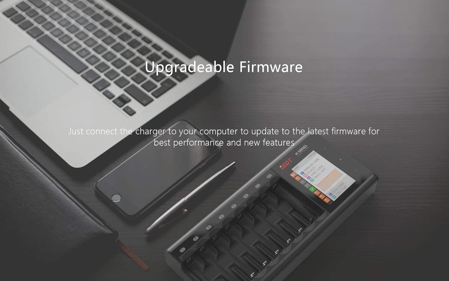 Isdt N8 Caricabatterie 8 Batterie con Display LCD - immagine 5