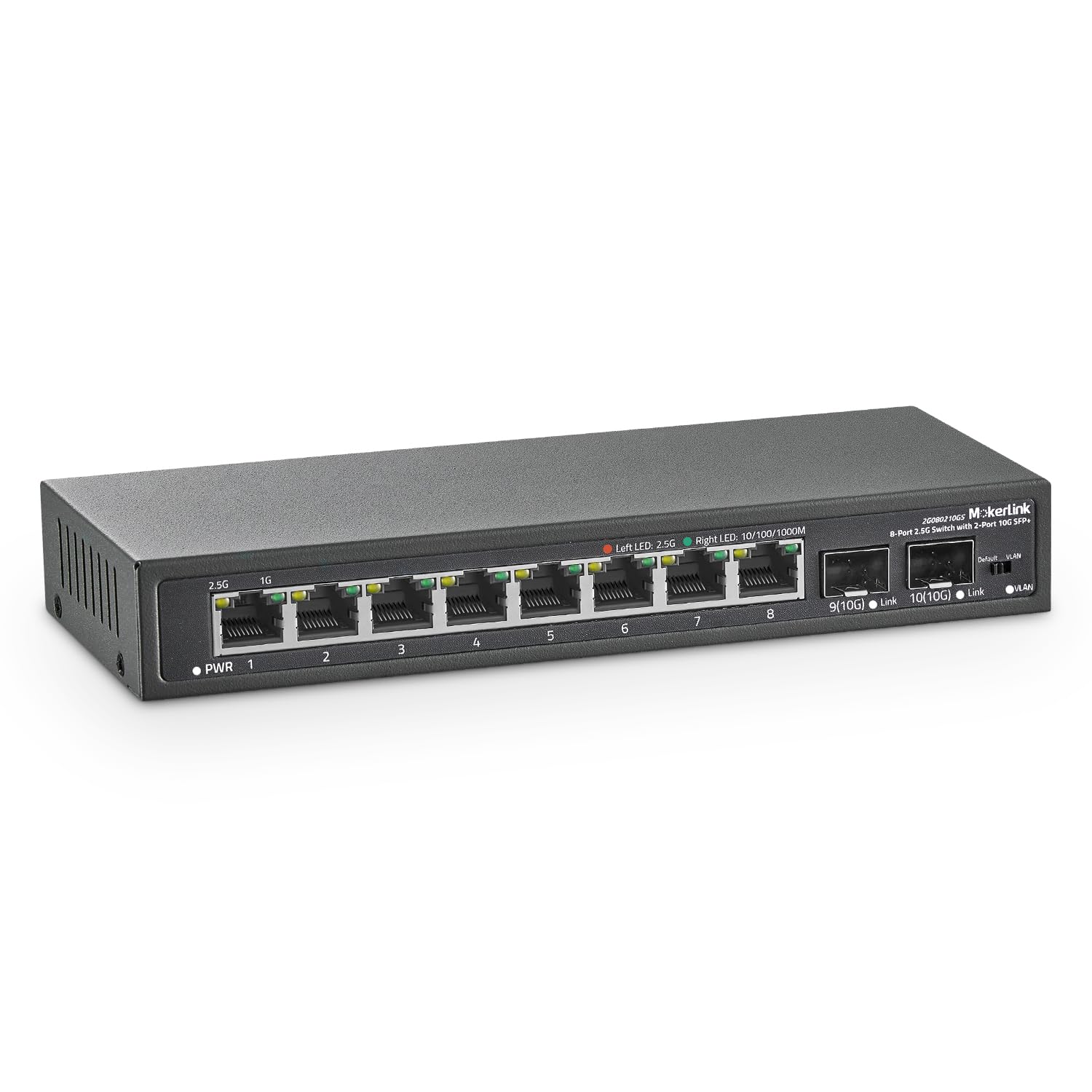 Mokerlink Switch Ethernet 8 Porte 2,5 Gigabit con 2 SFP 10G