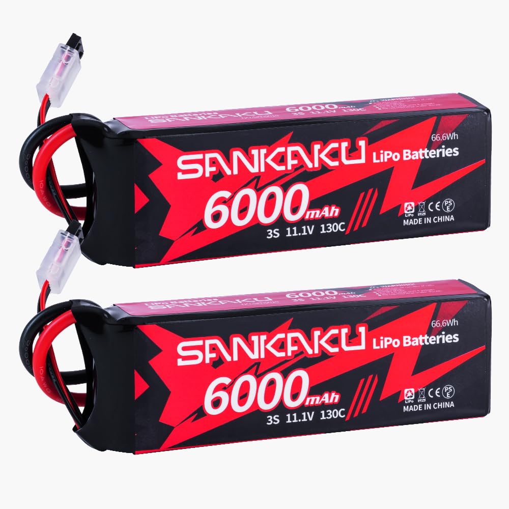 Sankaku 130C Batteria Lipo 11,1V 6000mAh 3S (2 pz)