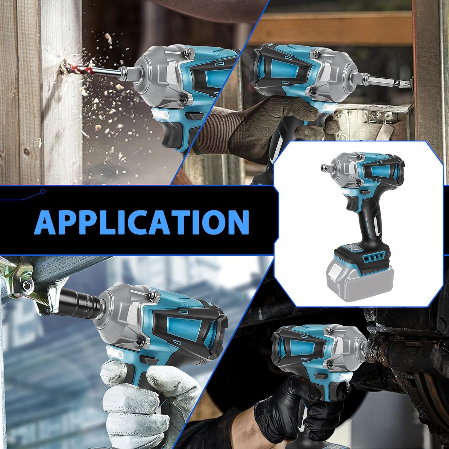 Avvitatore a Impulsi a Batteria 700 Nm 1/2" - immagine 7