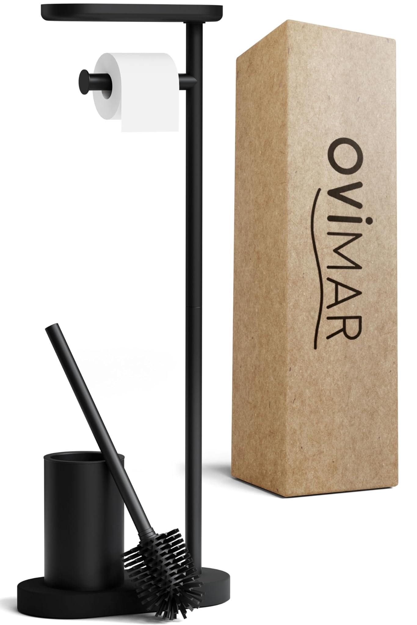 Ovimar Set Toilette 3 in 1 Tysnes, Nero