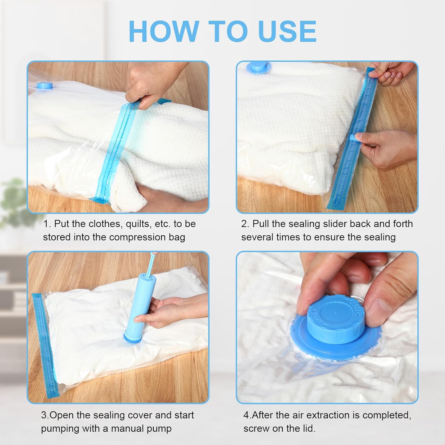 Sacchetti Sottovuoto Viaggio 40x60cm - 4 Pezzi - immagine 5