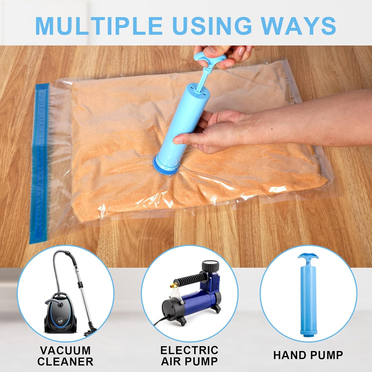 Sacchetti Sottovuoto Viaggio 40x60cm - 4 Pezzi - immagine 6