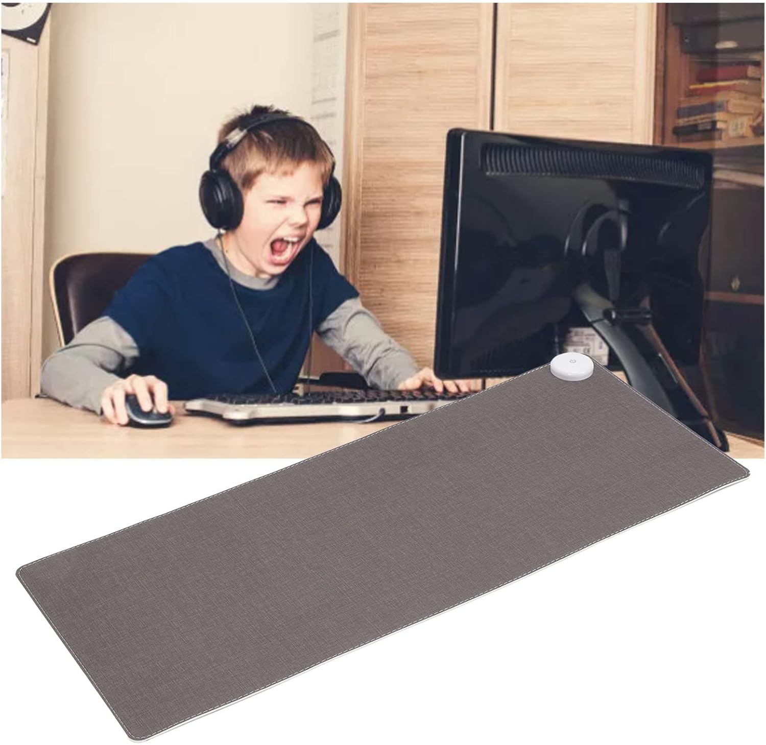 Grande Tappetino Mouse Riscaldato con Temperatura Regolabile - immagine 6