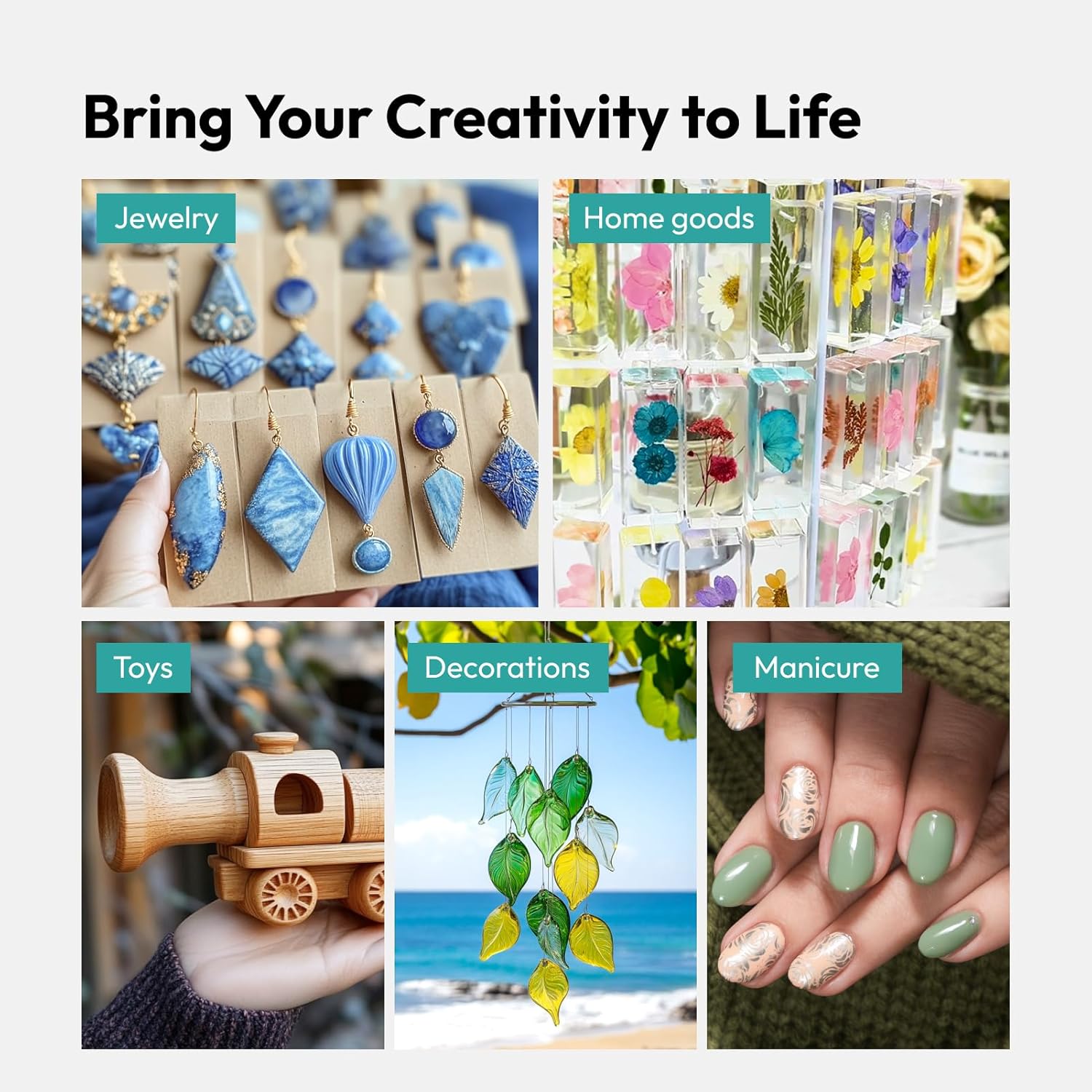 Resiners Kit Attrezzi Rotativi Senza Fili 54 Pezzi - immagine 6