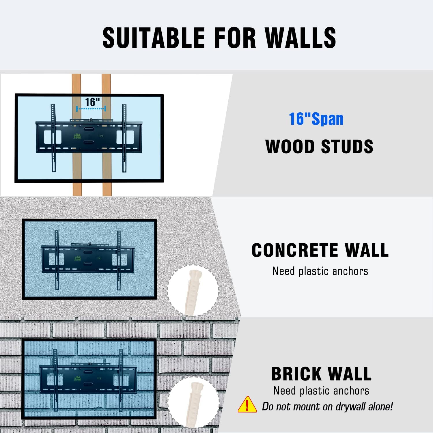 Forging Mount - Supporto TV da Parete Extra Lungo 1060mm - immagine 4