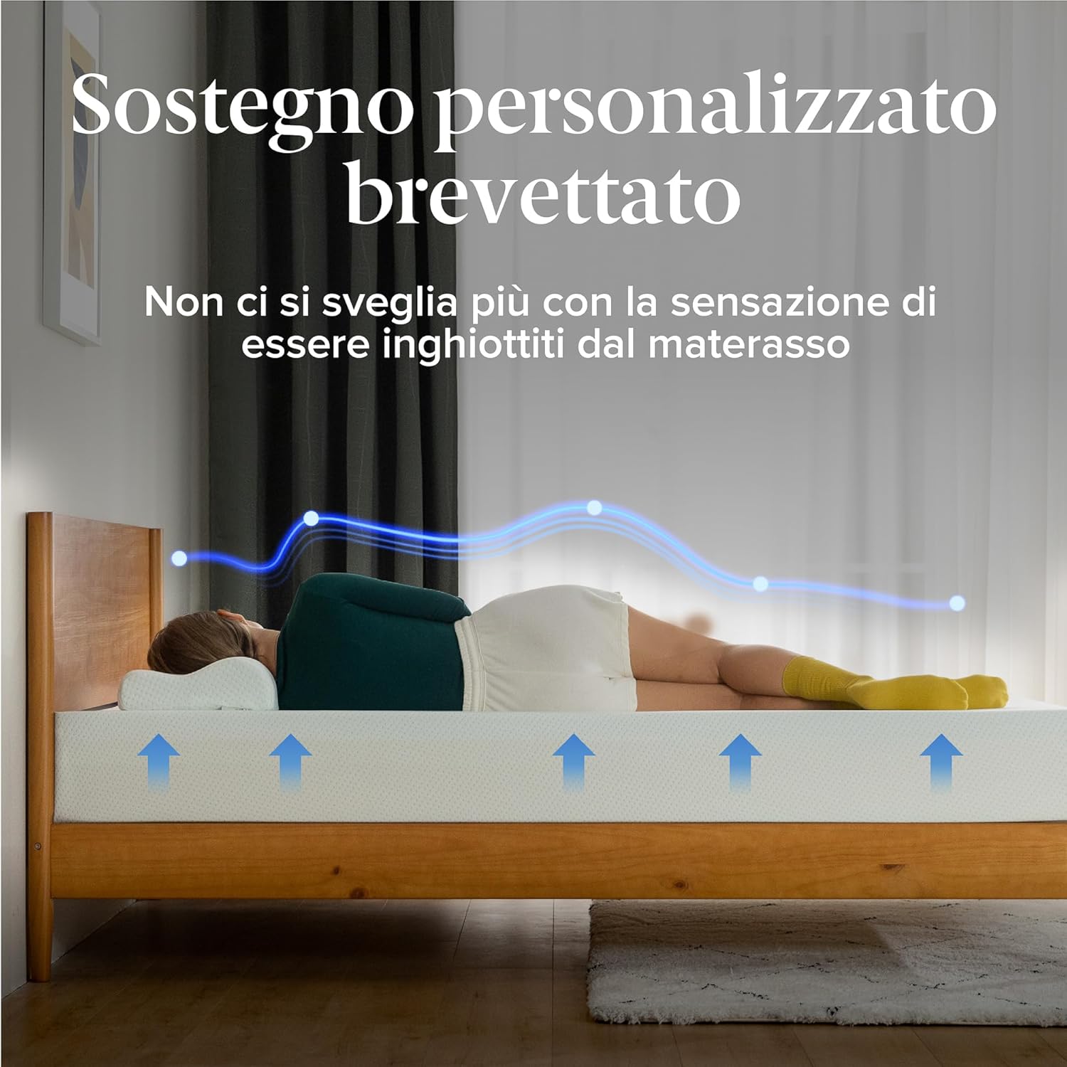 Zinus Materasso Matrimoniale 160x190cm - Schiuma Viscoelastica - immagine 5