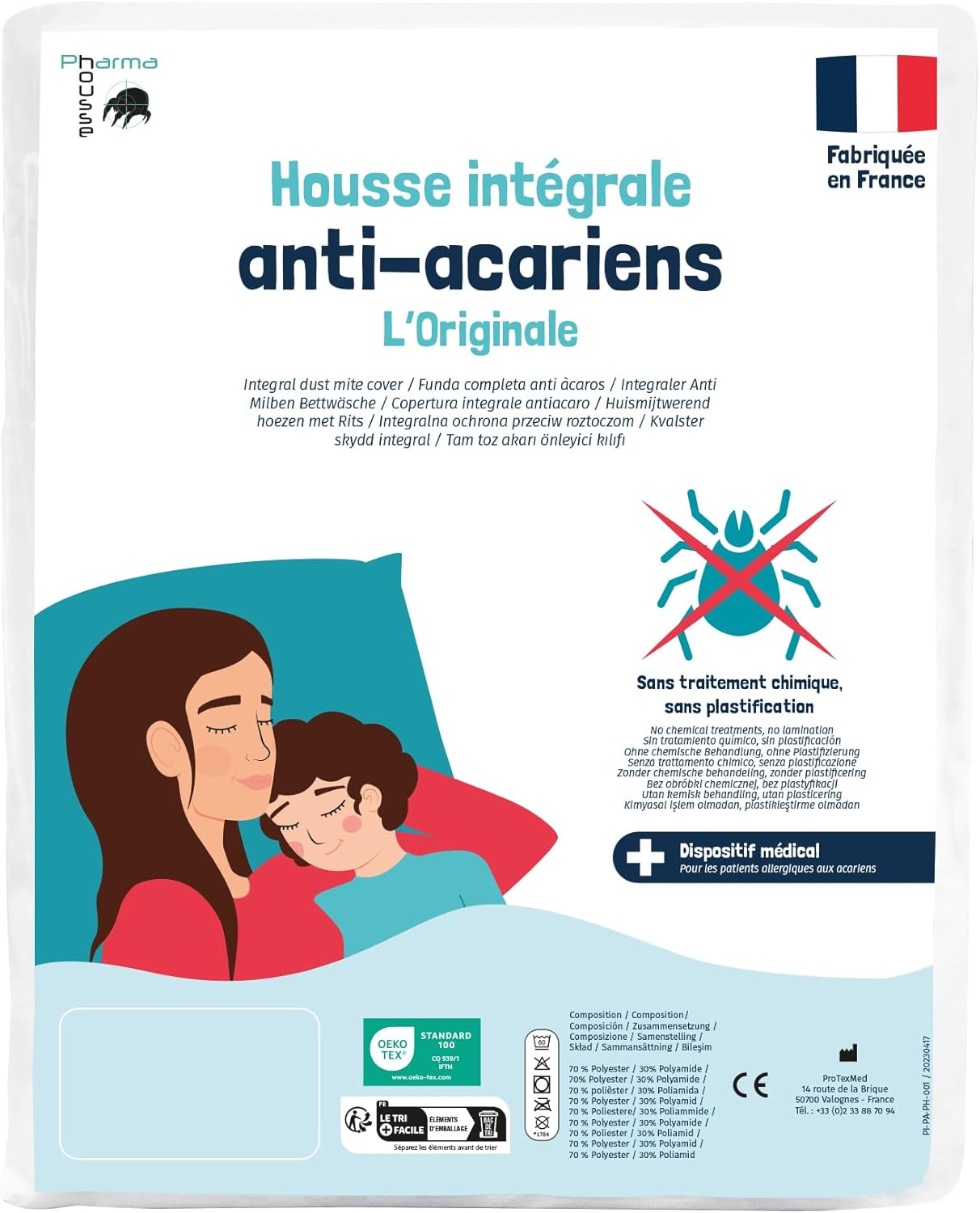 Pharma-Housse Copripiumino Antiacaro Integrale - immagine 4