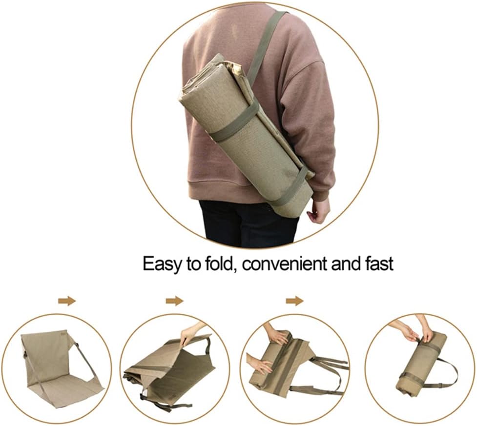 Asarly Materassino Pieghevole da Esterno, Cachi - immagine 4