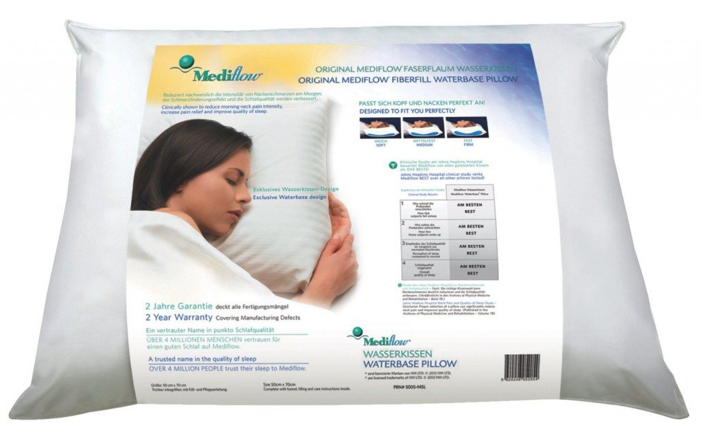 Mediflow, Cuscino ad Acqua, Bianco (Weiß), 50 cm x 70 cm