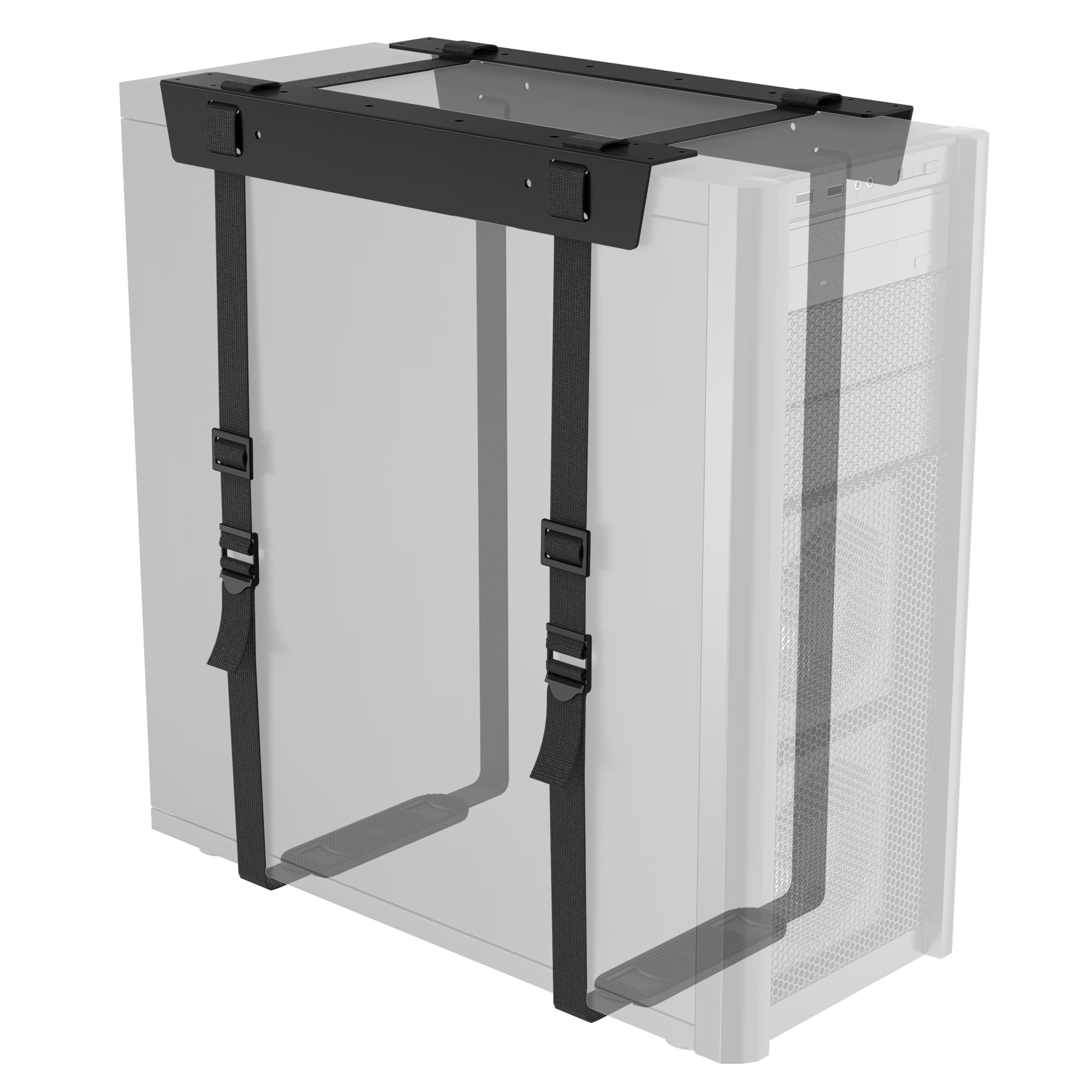 Bontec Porta PC da Sotto Scrivania Regolabile