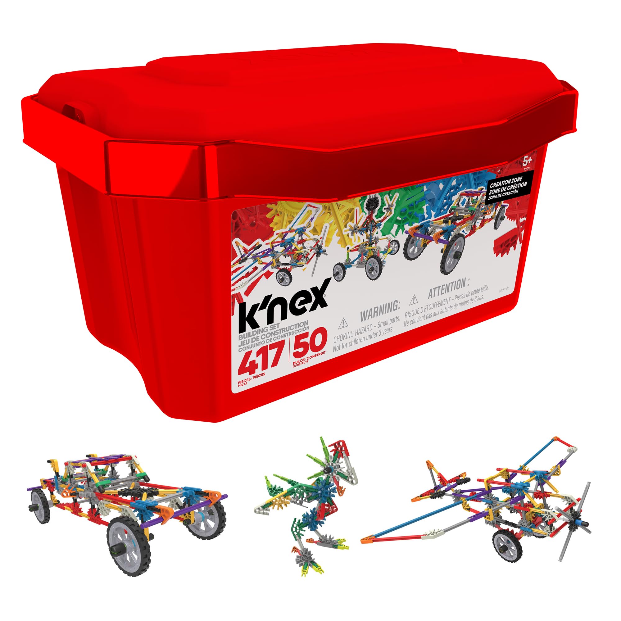 K'NEX Imagine Creation Zone 50 Model Building Set