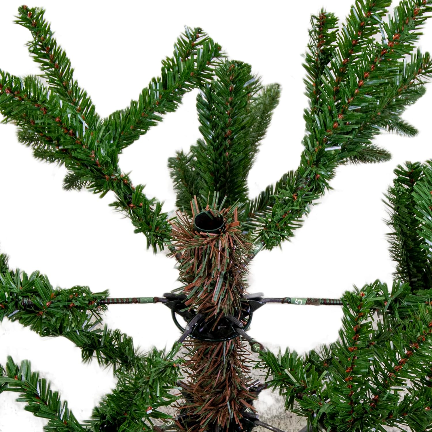 Albero di Natale Monte Rosa artificiale slim 120cm