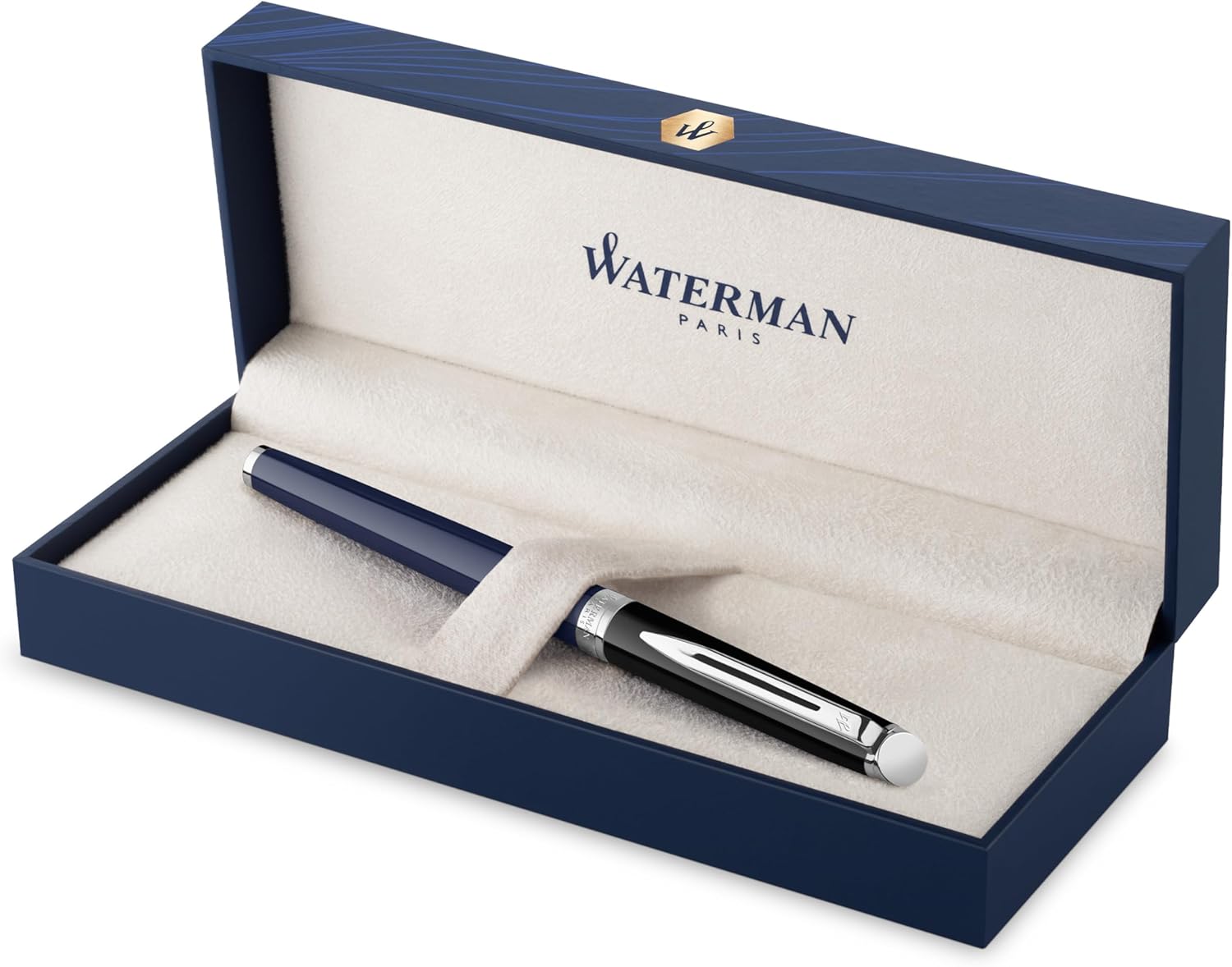 Waterman Hémisphère Penna Stilografica, Nera e Blu - immagine 1