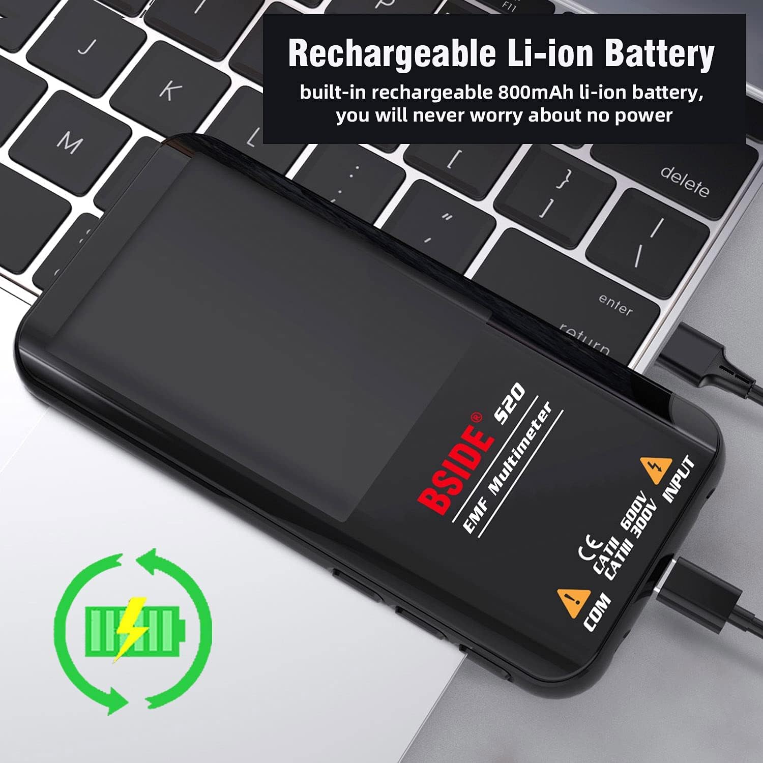 Bside S20 Multimetro Digitale Automatico Ricaricabile - immagine 5