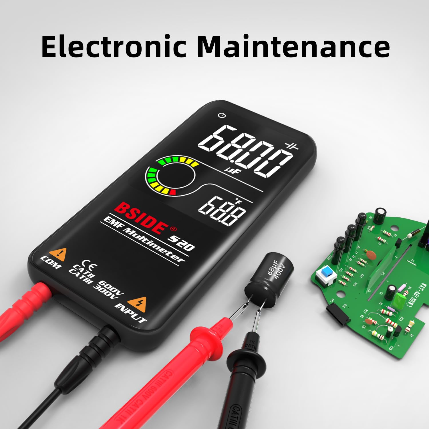 Bside S20 Multimetro Digitale Automatico Ricaricabile - immagine 7