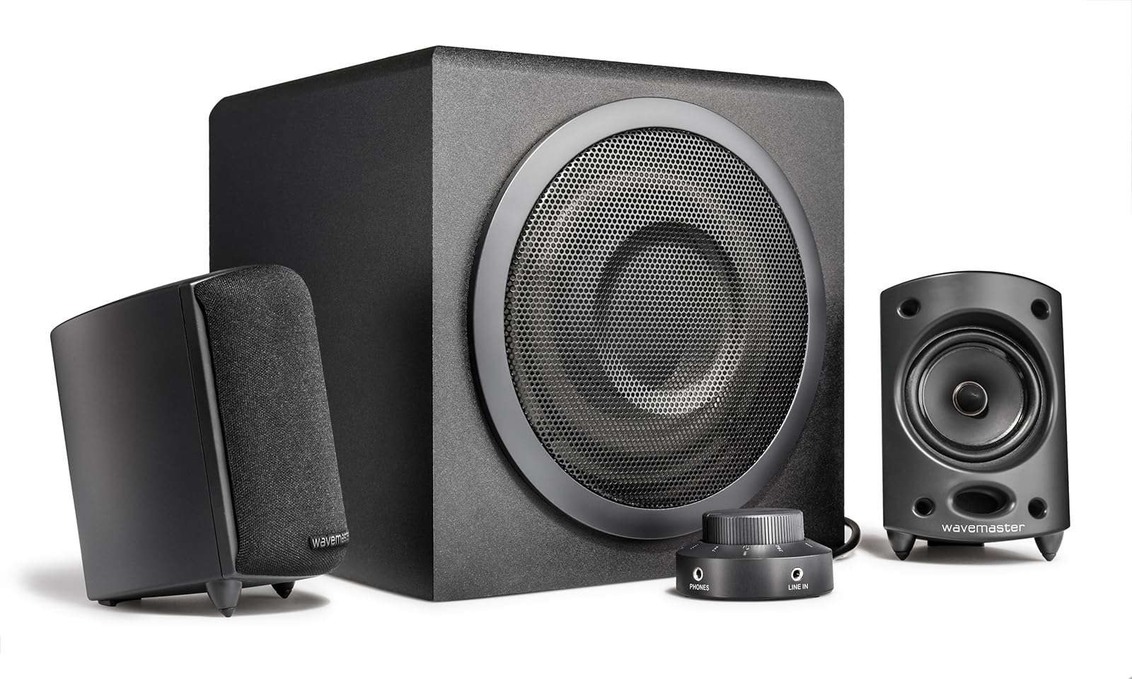 Wavemaster 66202 Moody 2.1 - Sistema Altoparlanti 65W, Nero