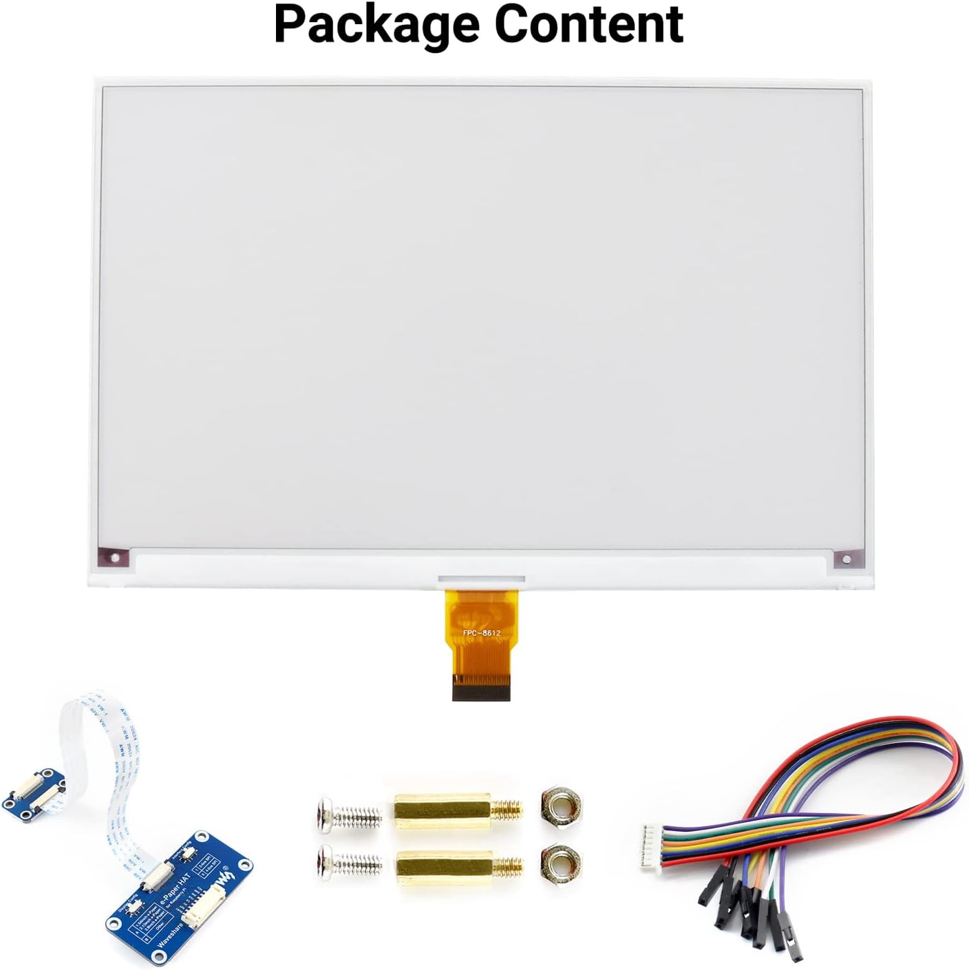 Waveshare 7.5inch E-Paper Display HAT (B) 800x480 - immagine 2