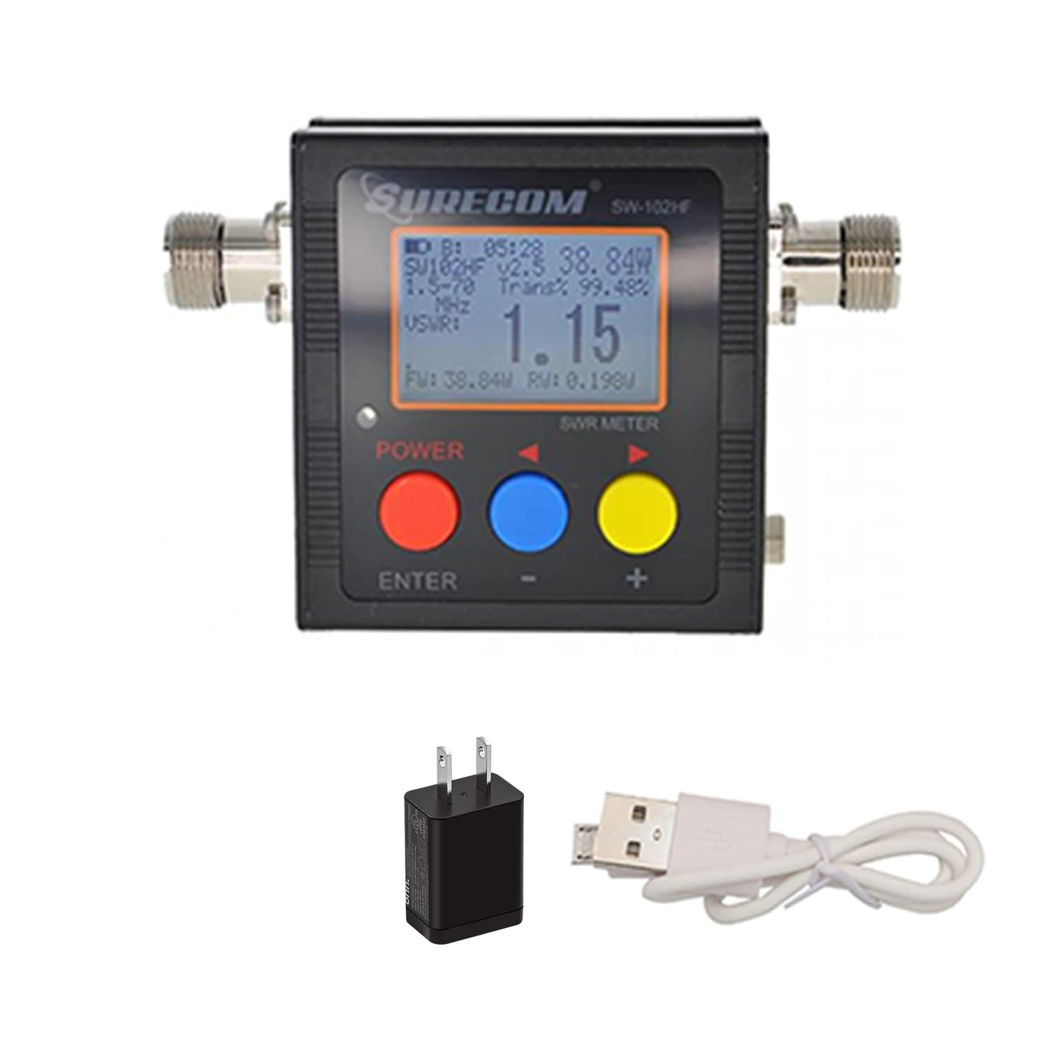 Surecom SW-102HF 1.5-70MHz V.S.W.R. and Power Meter - immagine 2