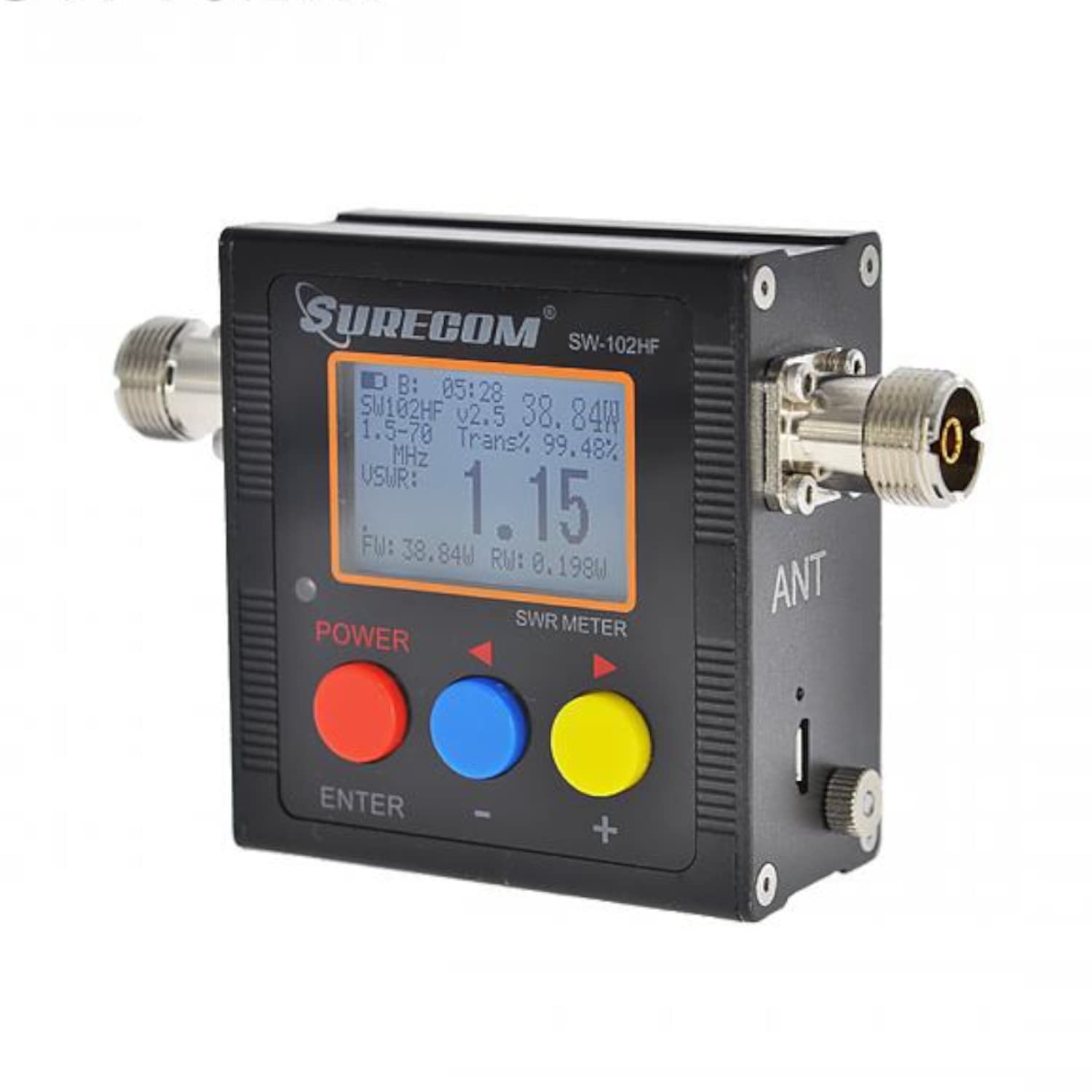 Surecom SW-102HF 1.5-70MHz V.S.W.R. and Power Meter - immagine 4