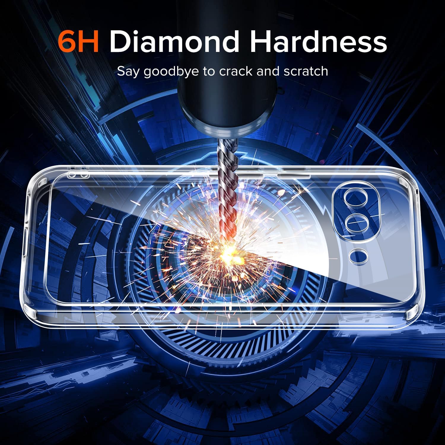 Ivoler Cover Anti Ingiallimento per Google Pixel 9A - immagine 5