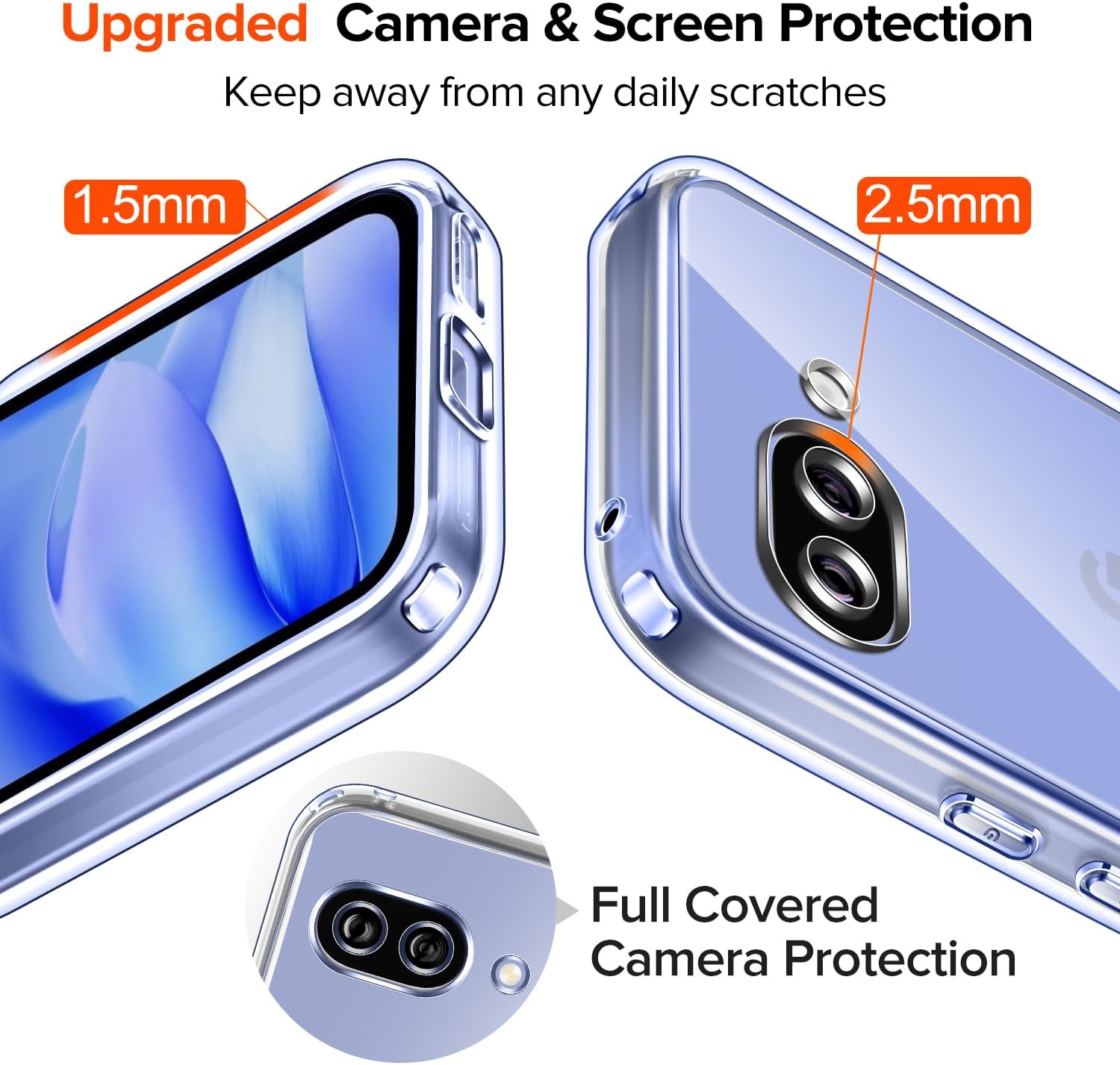 Ivoler Cover Anti Ingiallimento per Google Pixel 9A - immagine 6