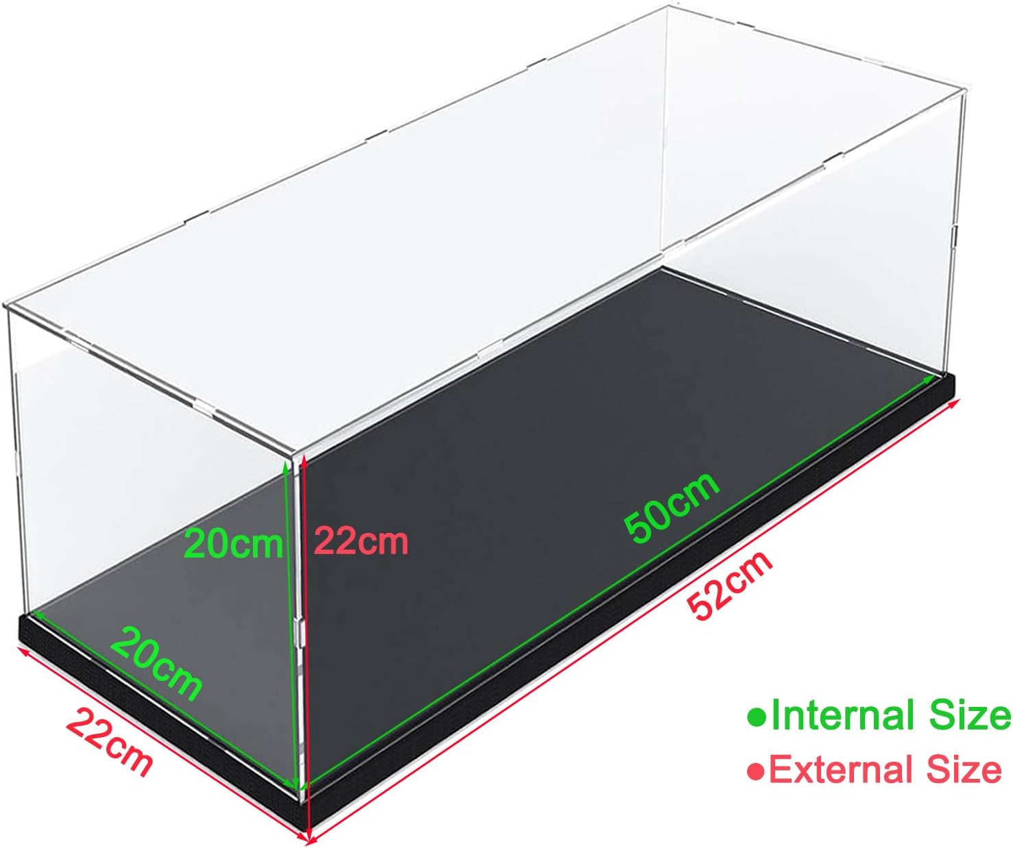 Vetrina Acrilico per Lego 21334 Jazz Quartet 50x20x20cm - immagine 2