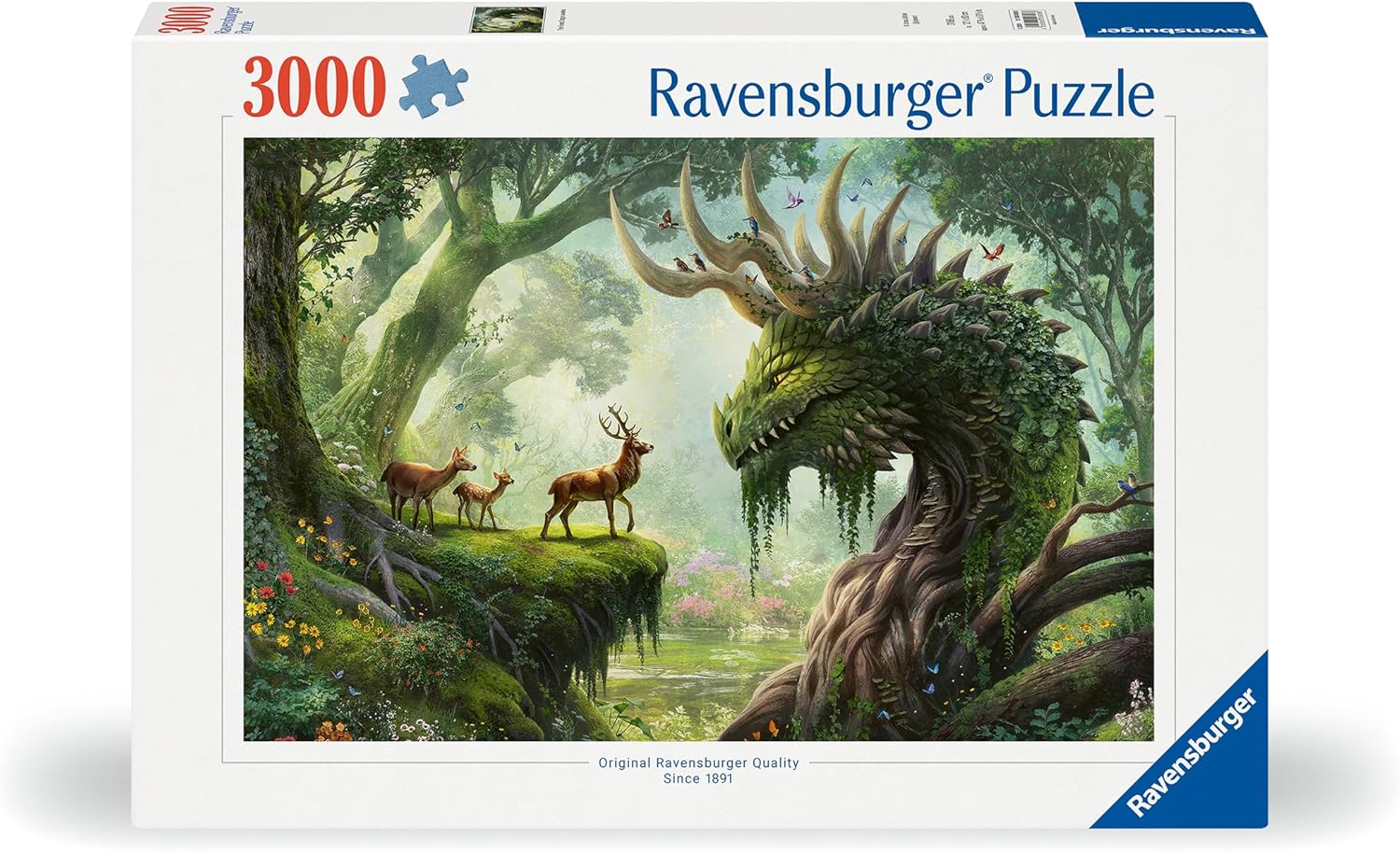 Ravensburger Puzzle Drago nel Bosco 3000 Pezzi - immagine 2